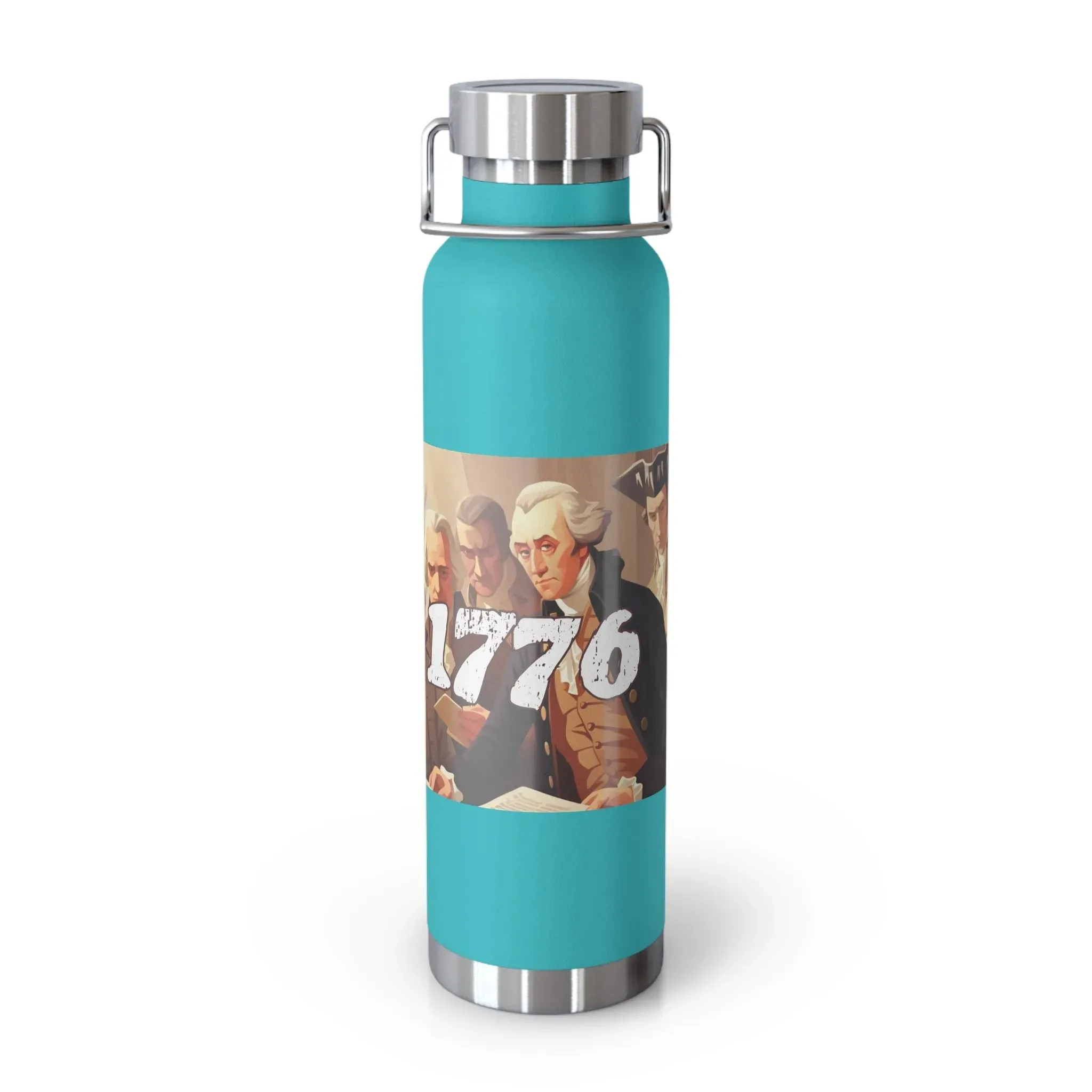 1776 Declaration of Independence Copper Vacuum Insulated Bottle, 22oz