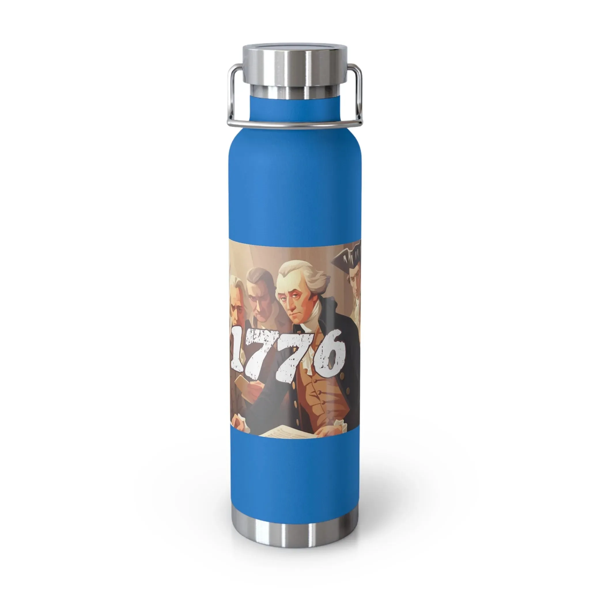 1776 Declaration of Independence Copper Vacuum Insulated Bottle, 22oz