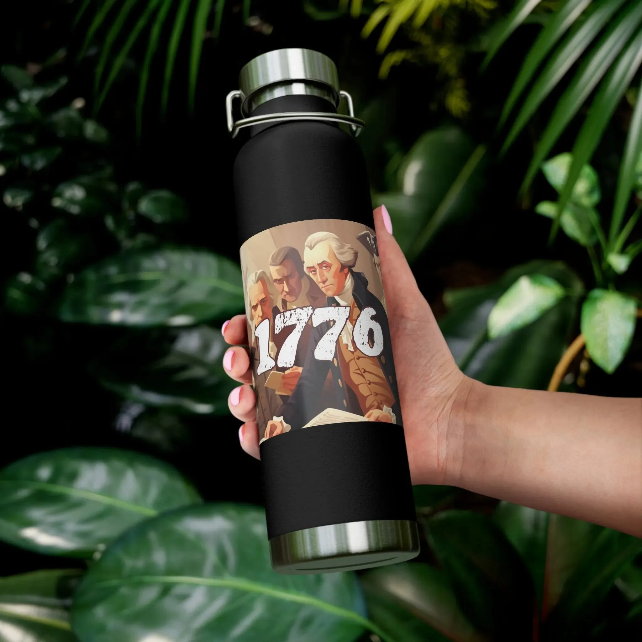 1776 Declaration of Independence Copper Vacuum Insulated Bottle, 22oz