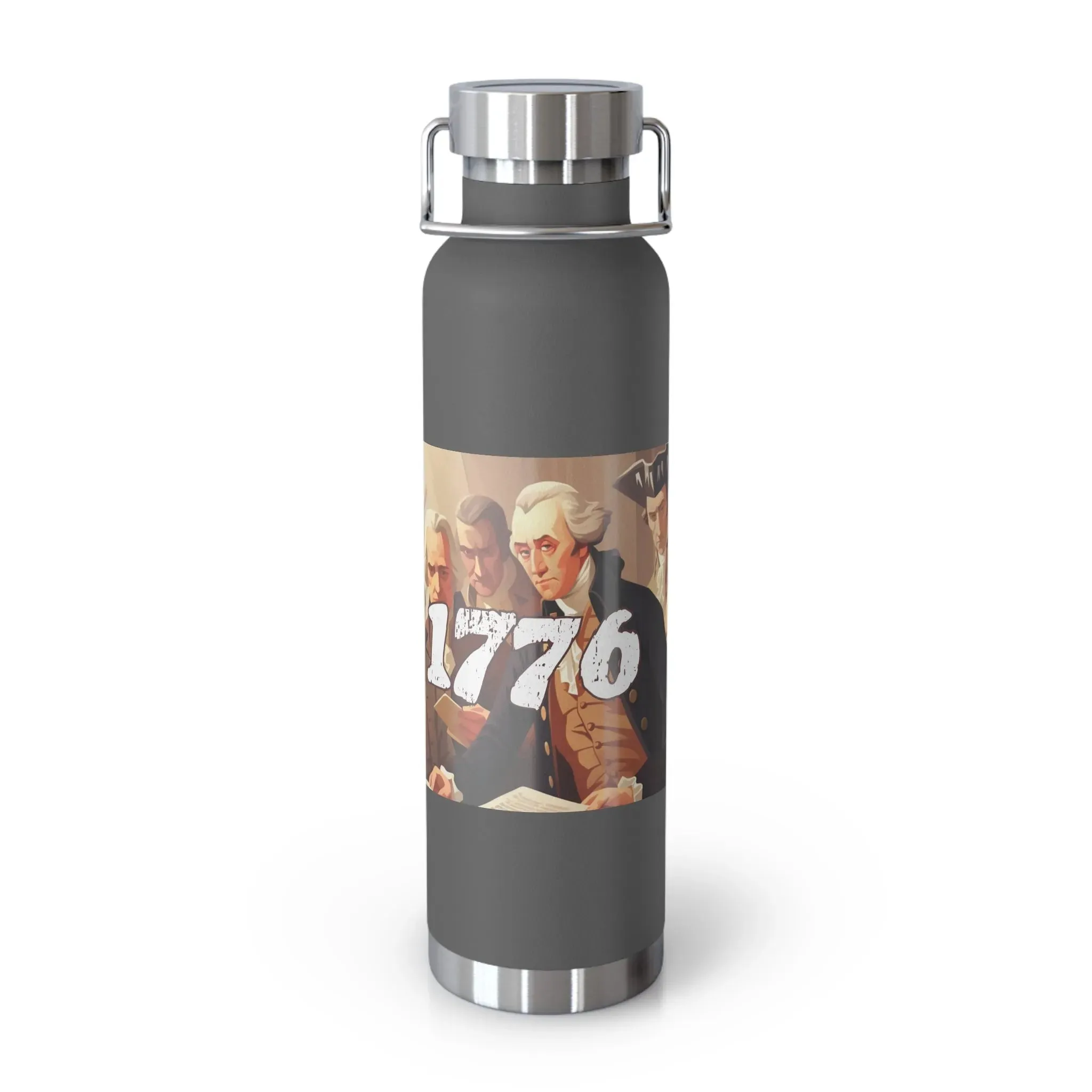 1776 Declaration of Independence Copper Vacuum Insulated Bottle, 22oz