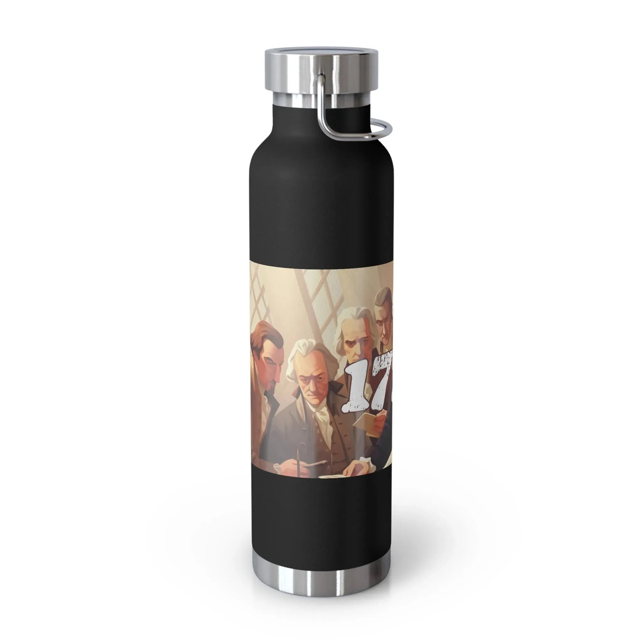 1776 Declaration of Independence Copper Vacuum Insulated Bottle, 22oz