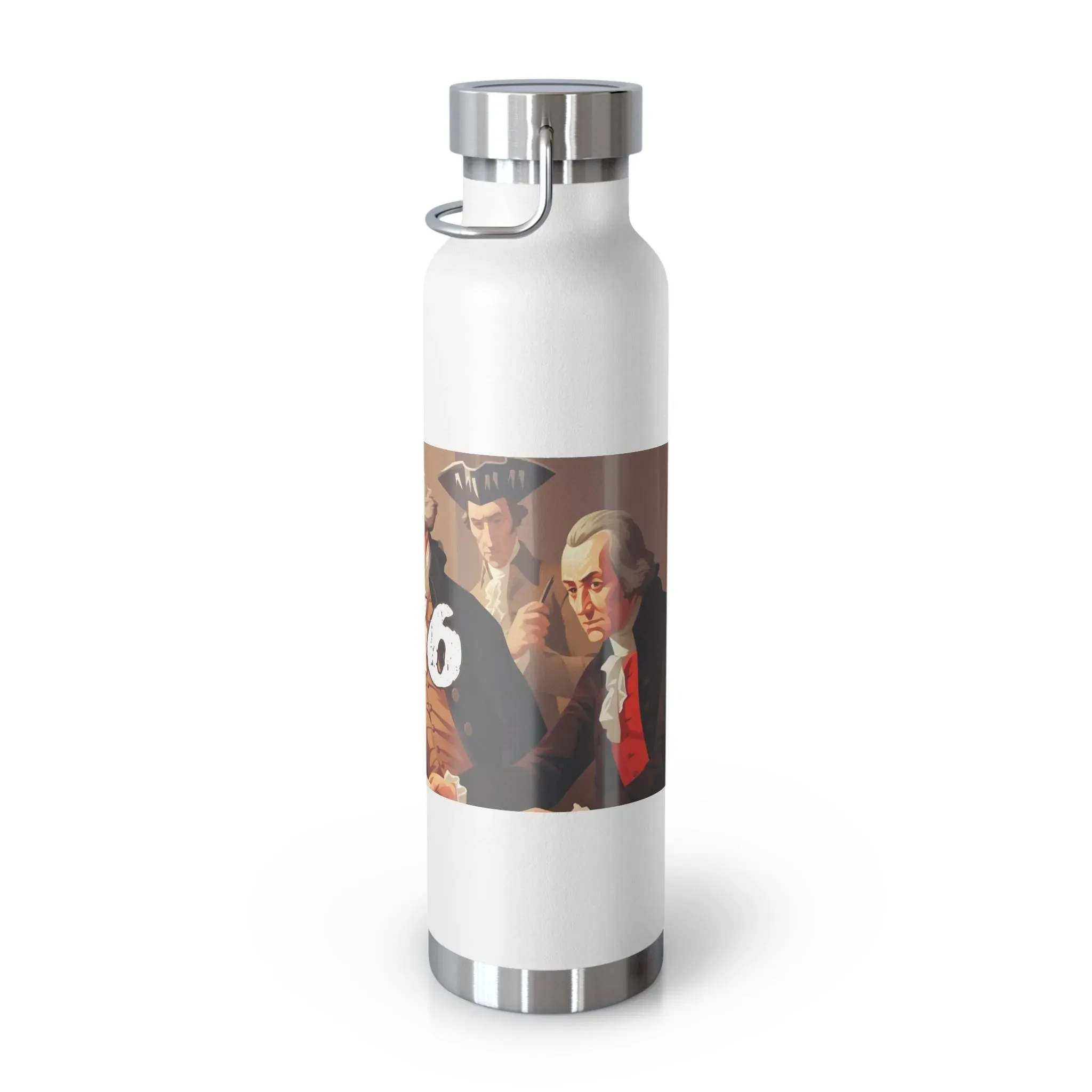 1776 Declaration of Independence Copper Vacuum Insulated Bottle, 22oz