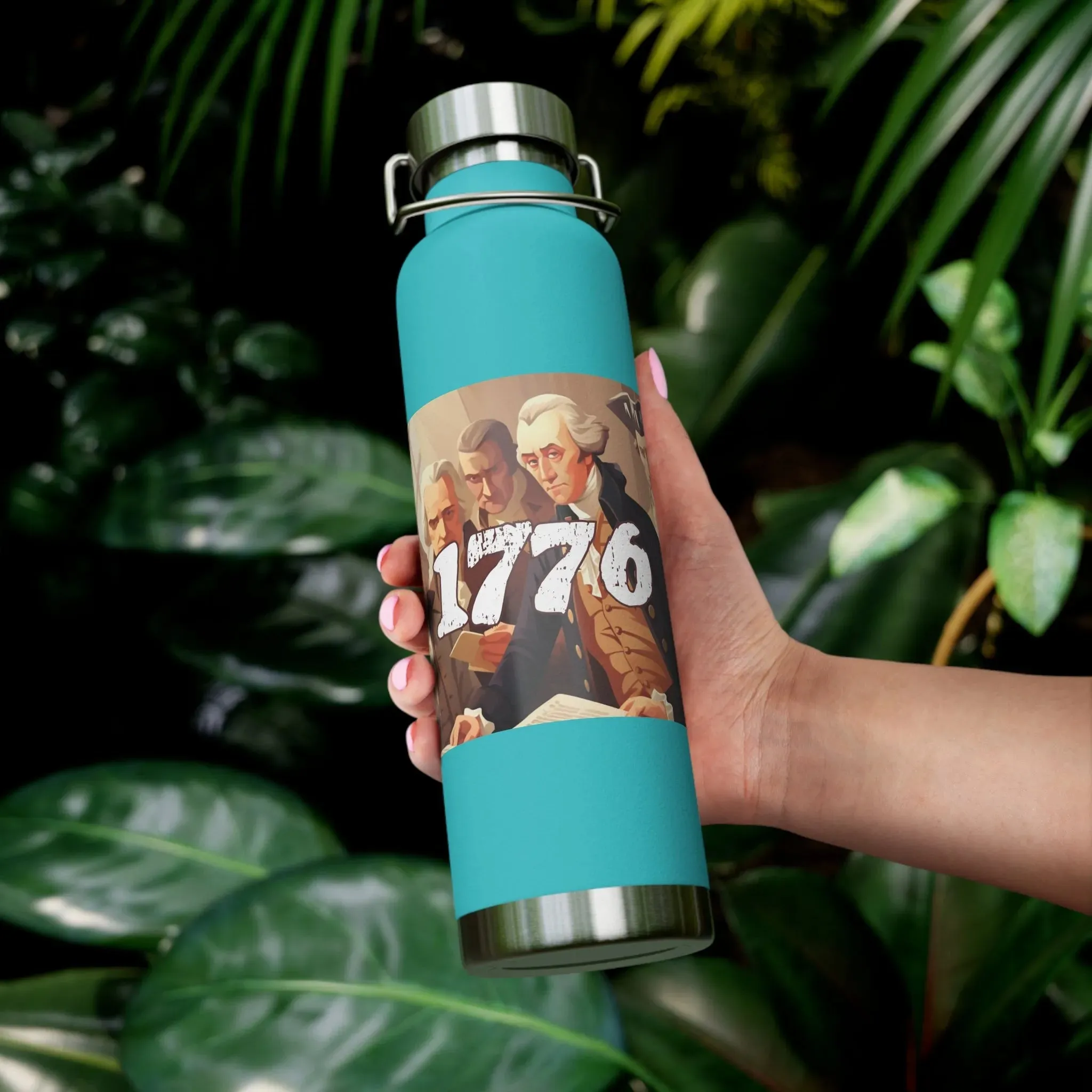 1776 Declaration of Independence Copper Vacuum Insulated Bottle, 22oz
