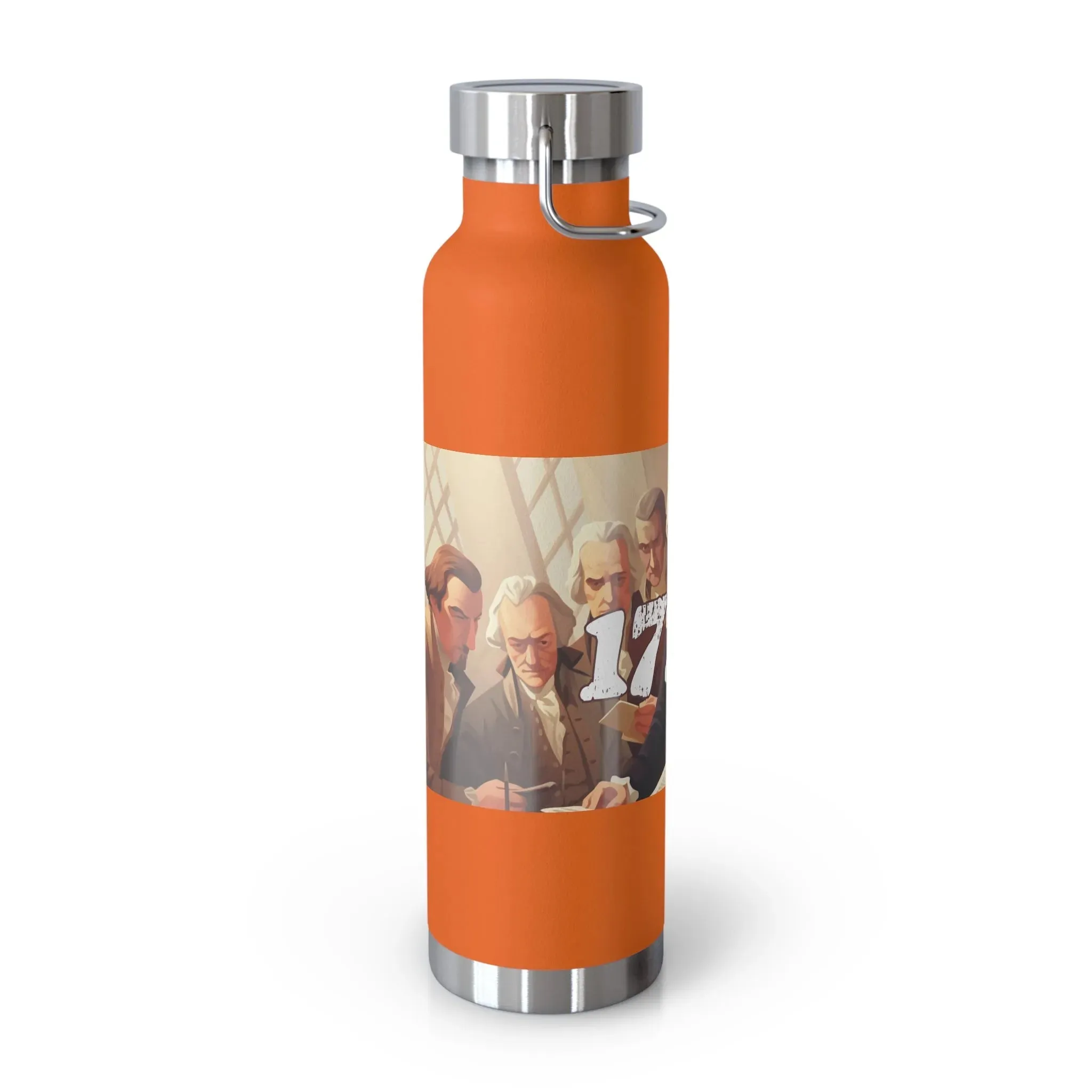1776 Declaration of Independence Copper Vacuum Insulated Bottle, 22oz