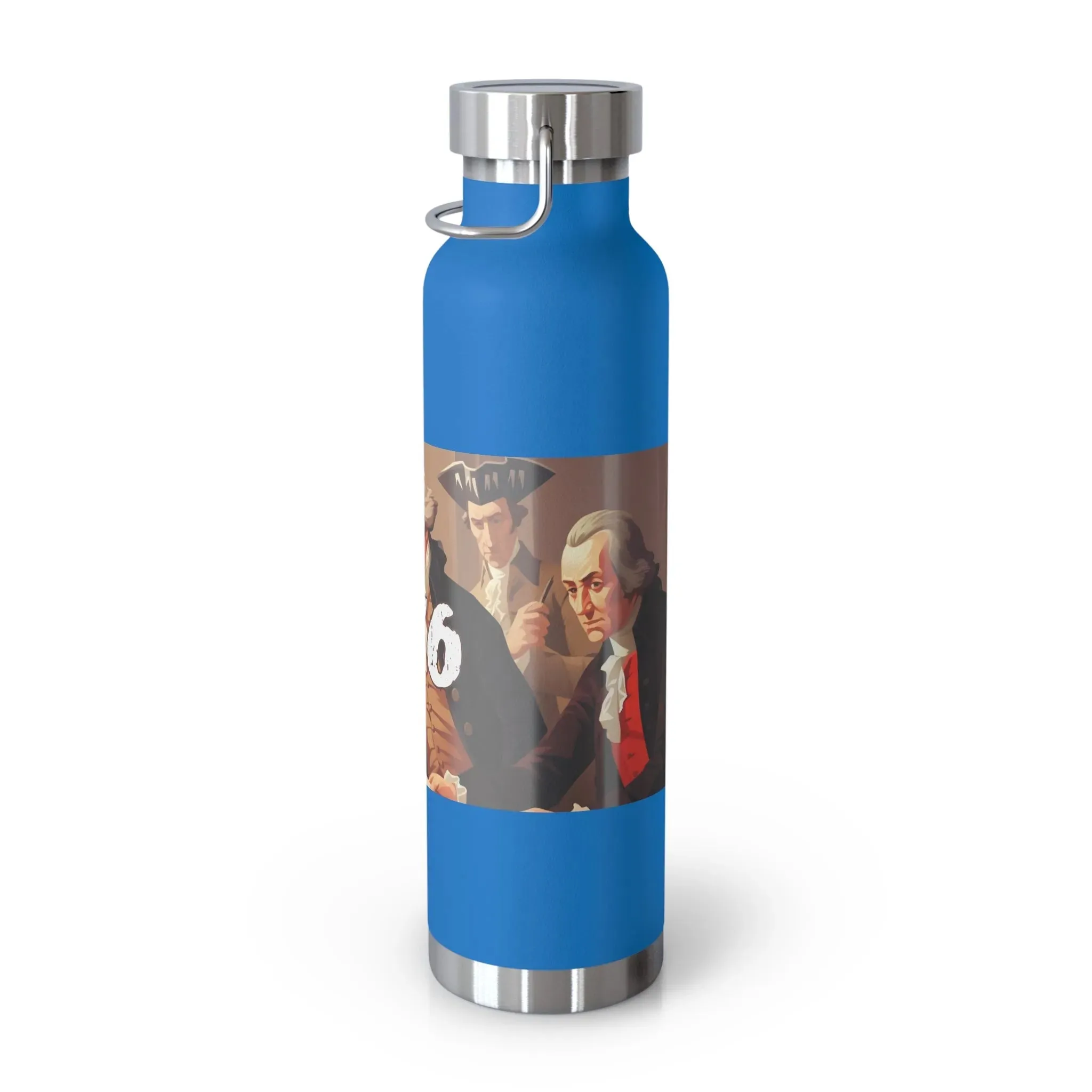 1776 Declaration of Independence Copper Vacuum Insulated Bottle, 22oz