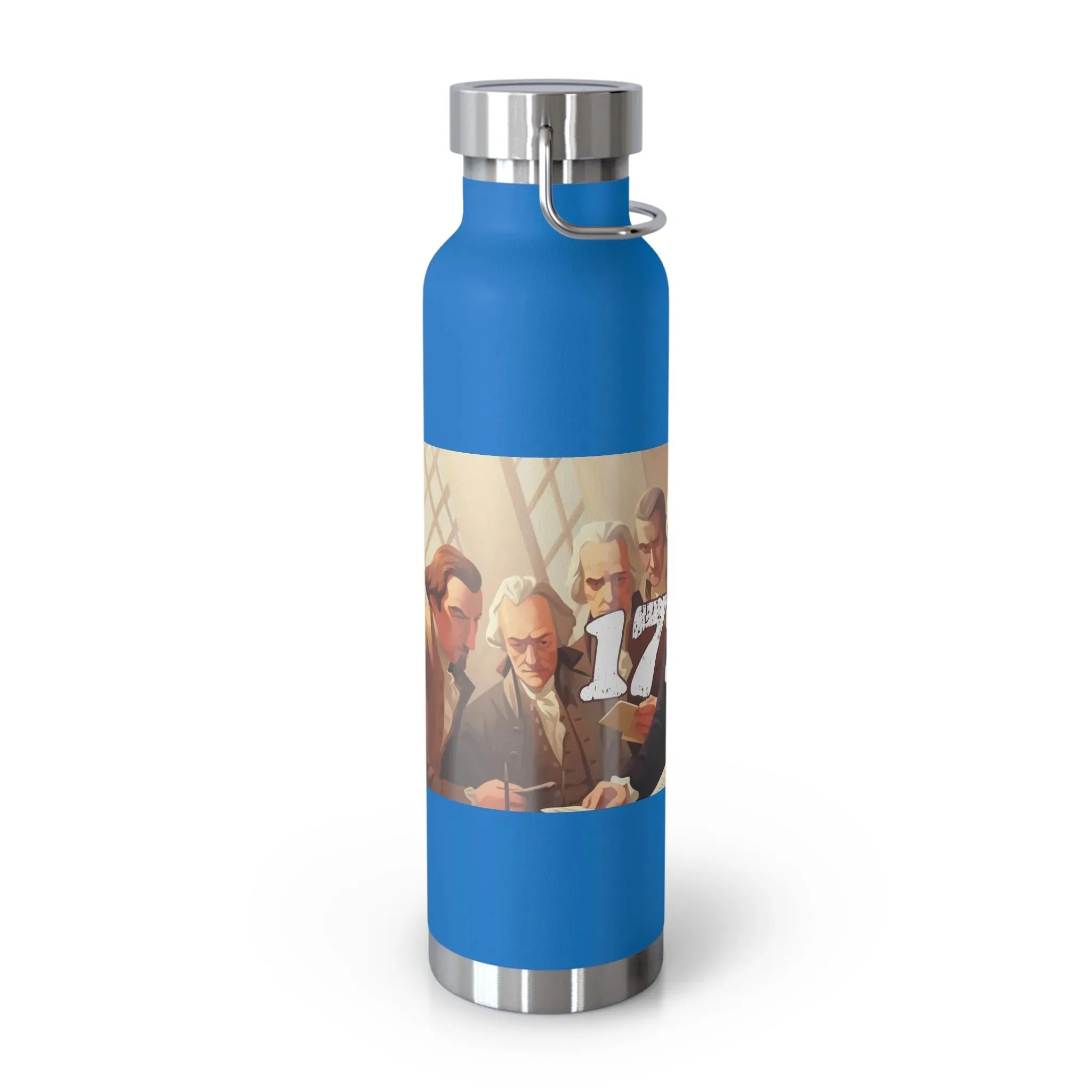 1776 Declaration of Independence Copper Vacuum Insulated Bottle, 22oz