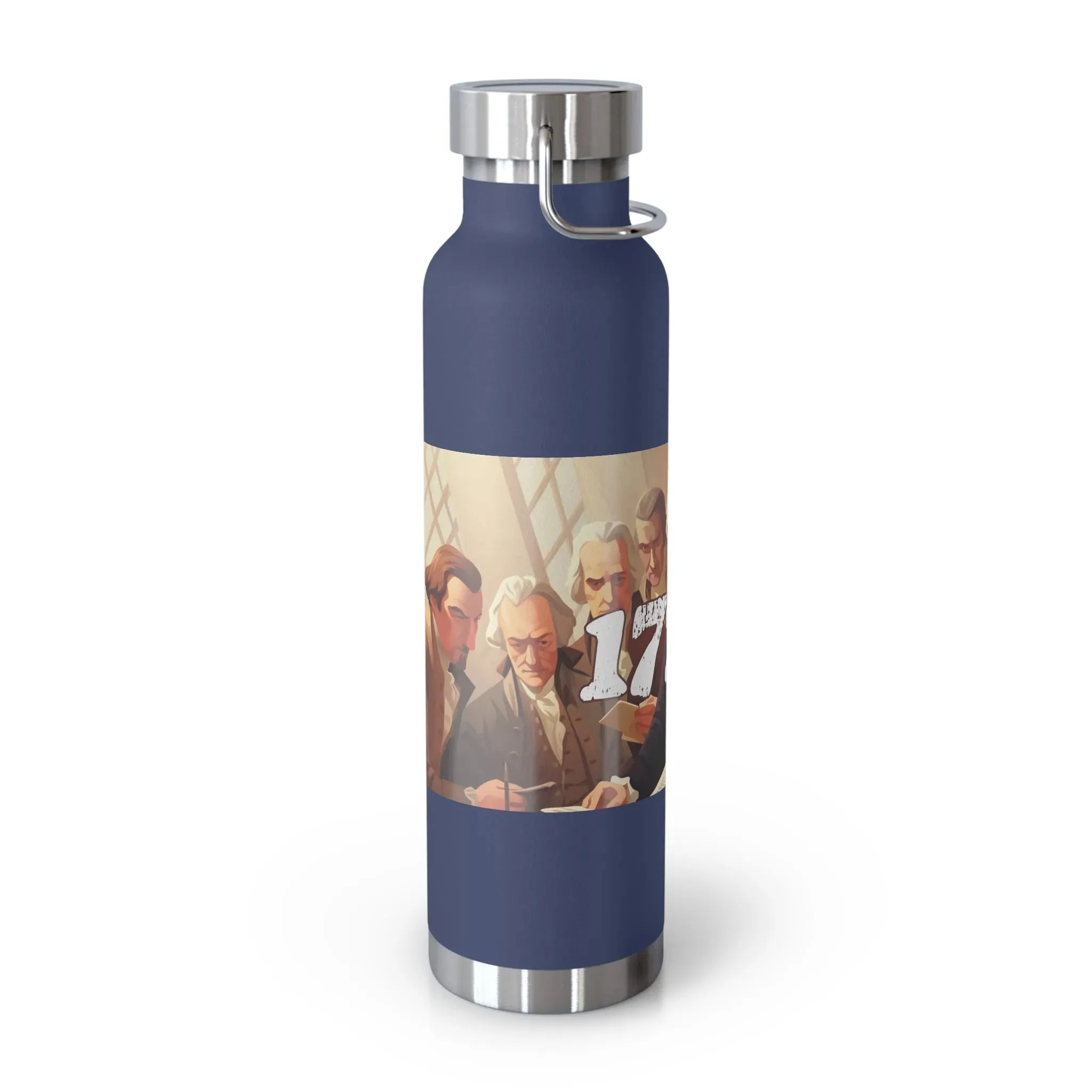 1776 Declaration of Independence Copper Vacuum Insulated Bottle, 22oz