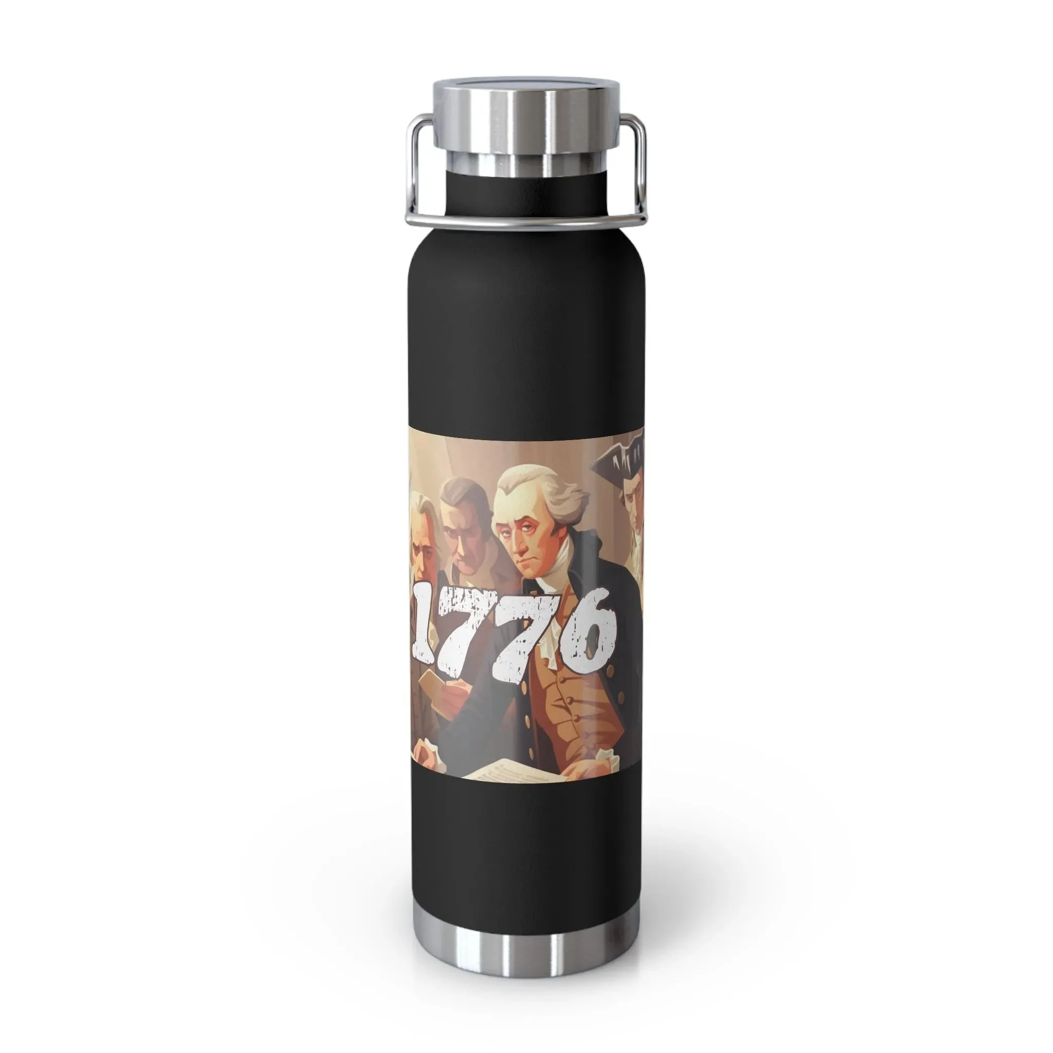 1776 Declaration of Independence Copper Vacuum Insulated Bottle, 22oz