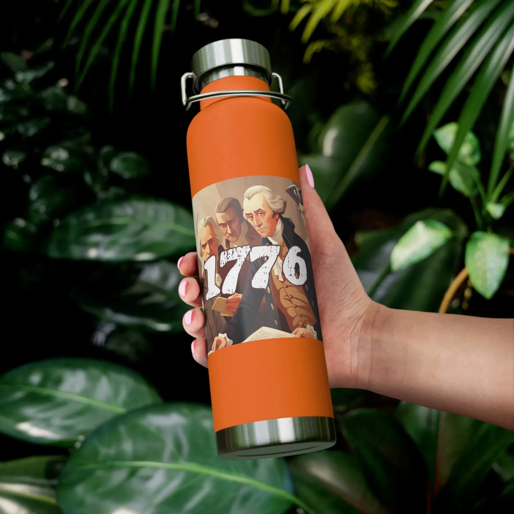 1776 Declaration of Independence Copper Vacuum Insulated Bottle, 22oz