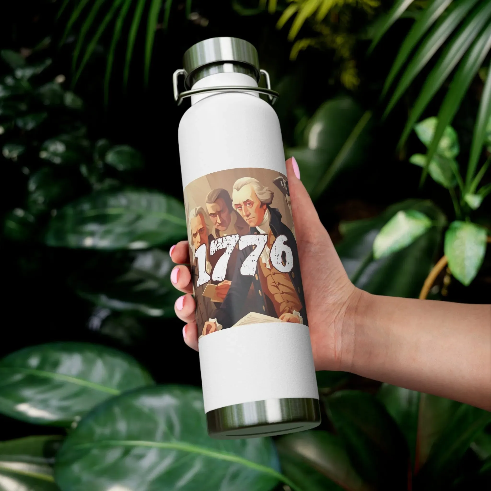 1776 Declaration of Independence Copper Vacuum Insulated Bottle, 22oz