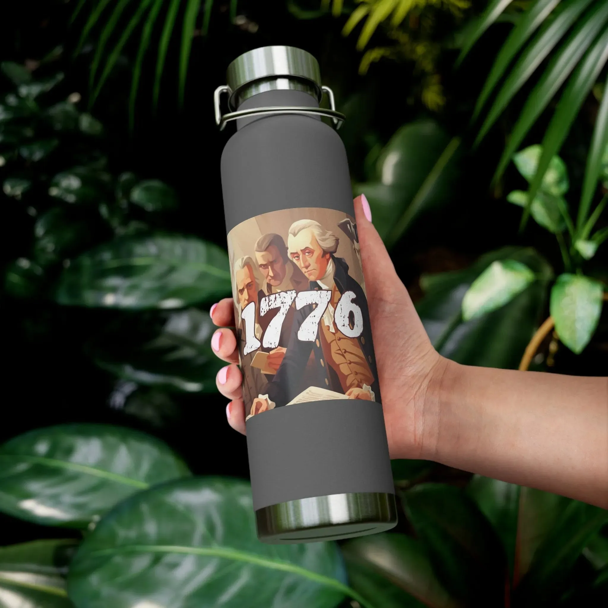 1776 Declaration of Independence Copper Vacuum Insulated Bottle, 22oz