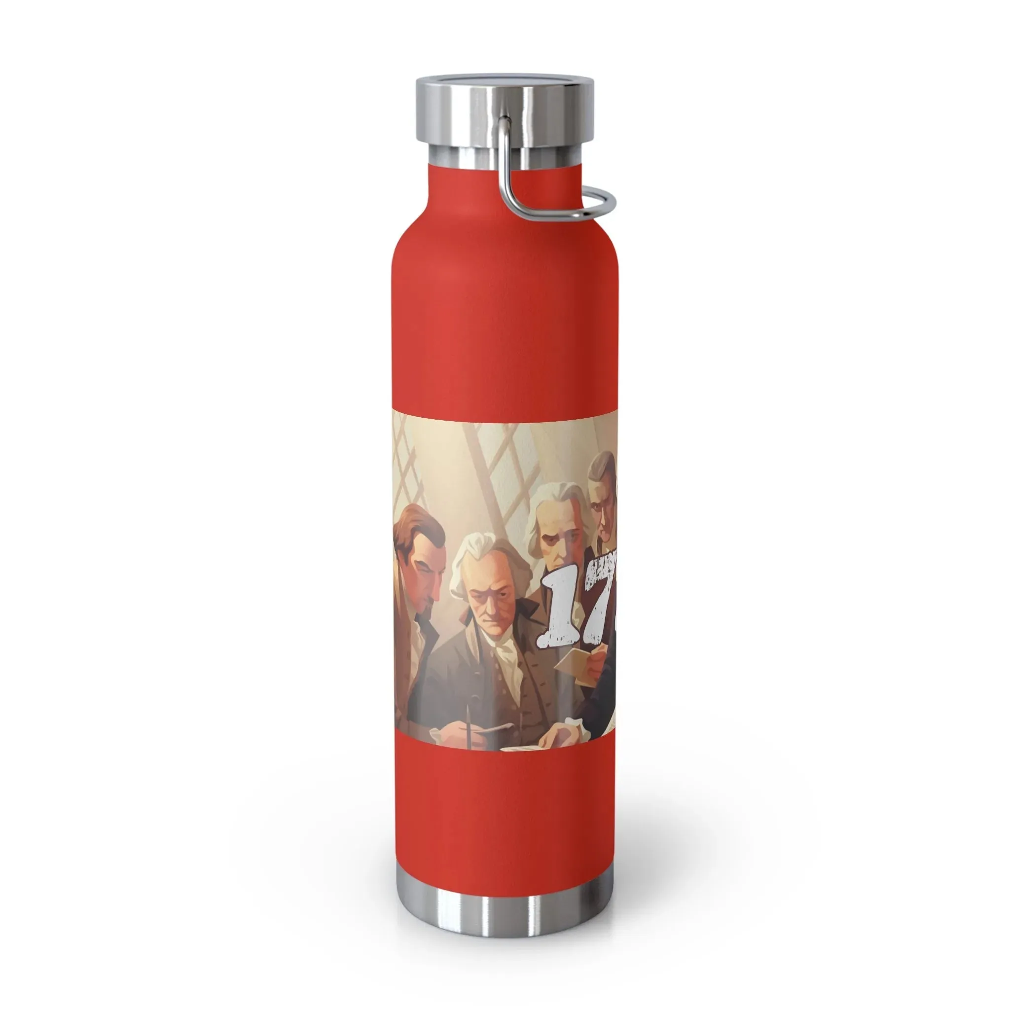 1776 Declaration of Independence Copper Vacuum Insulated Bottle, 22oz