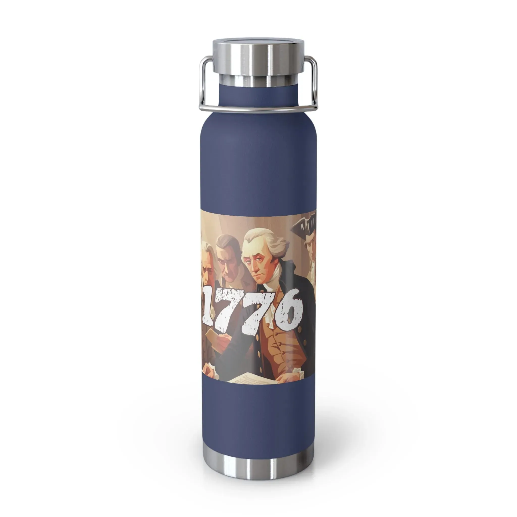 1776 Declaration of Independence Copper Vacuum Insulated Bottle, 22oz