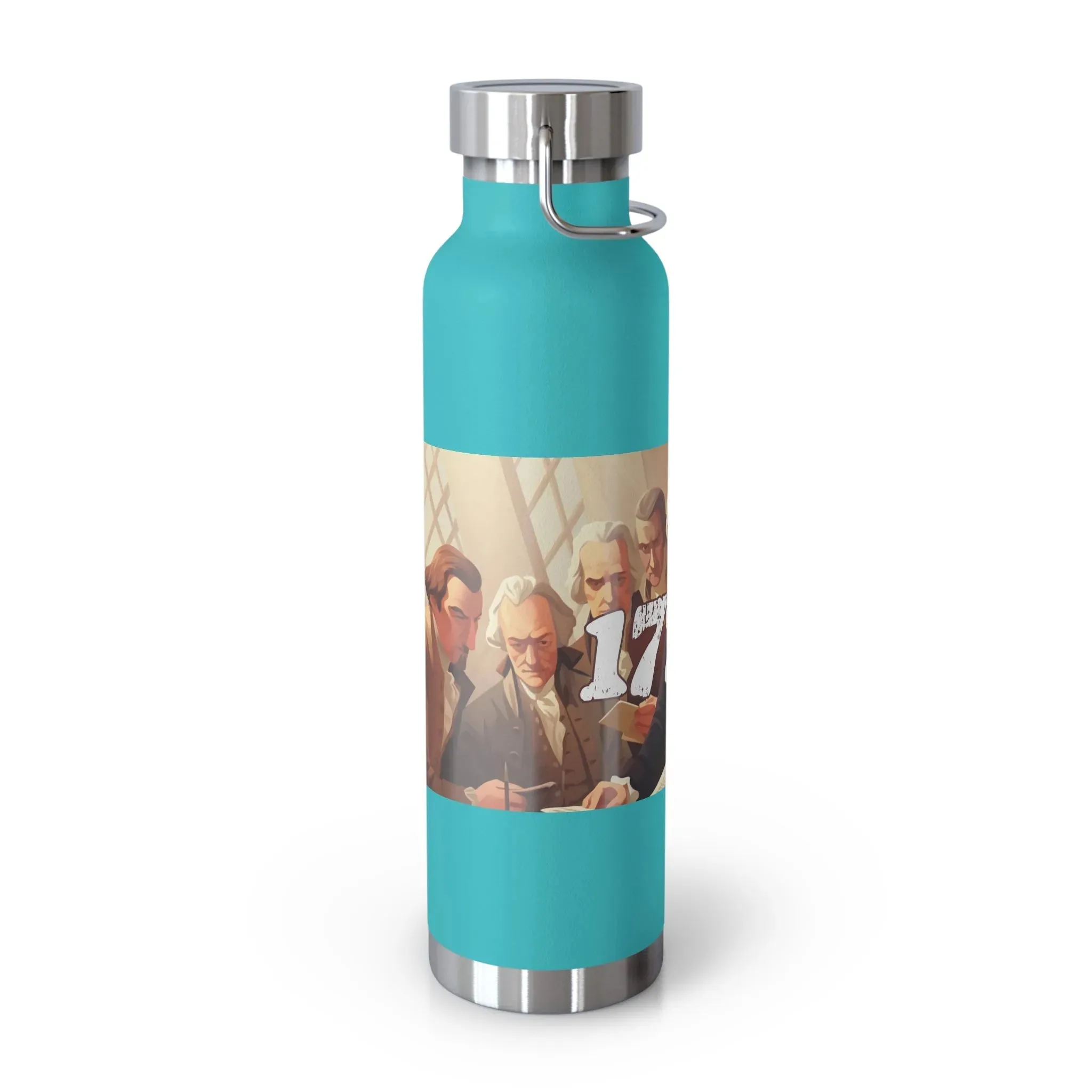 1776 Declaration of Independence Copper Vacuum Insulated Bottle, 22oz