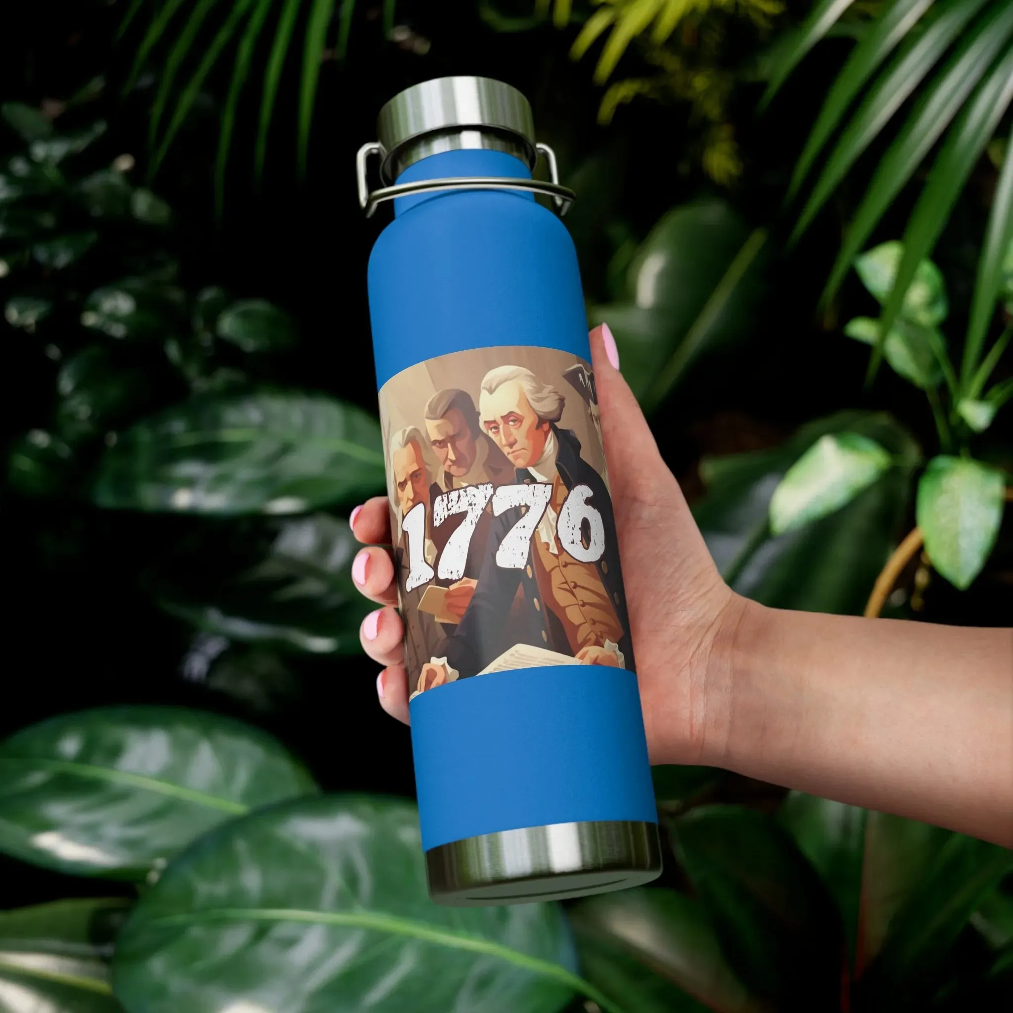 1776 Declaration of Independence Copper Vacuum Insulated Bottle, 22oz