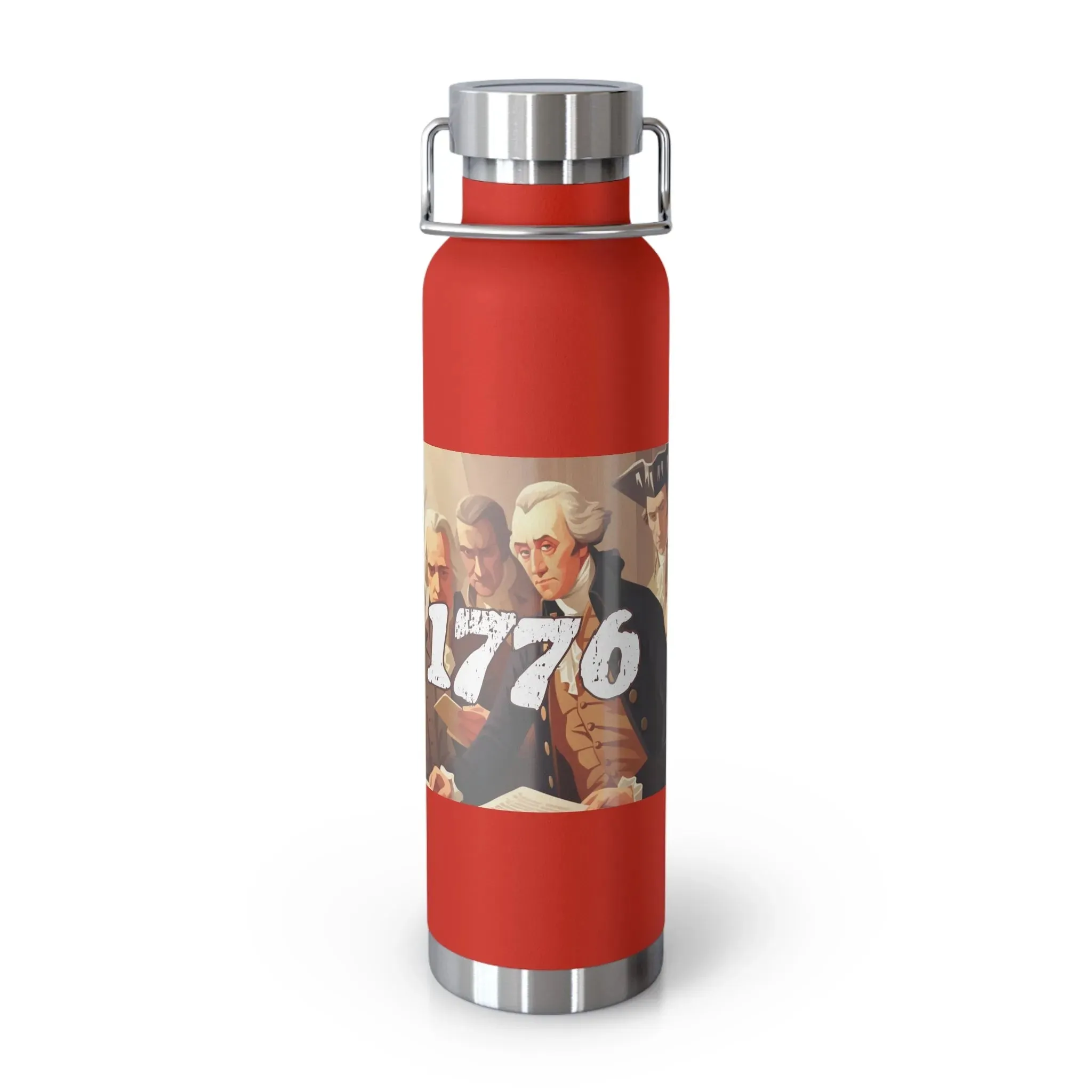 1776 Declaration of Independence Copper Vacuum Insulated Bottle, 22oz
