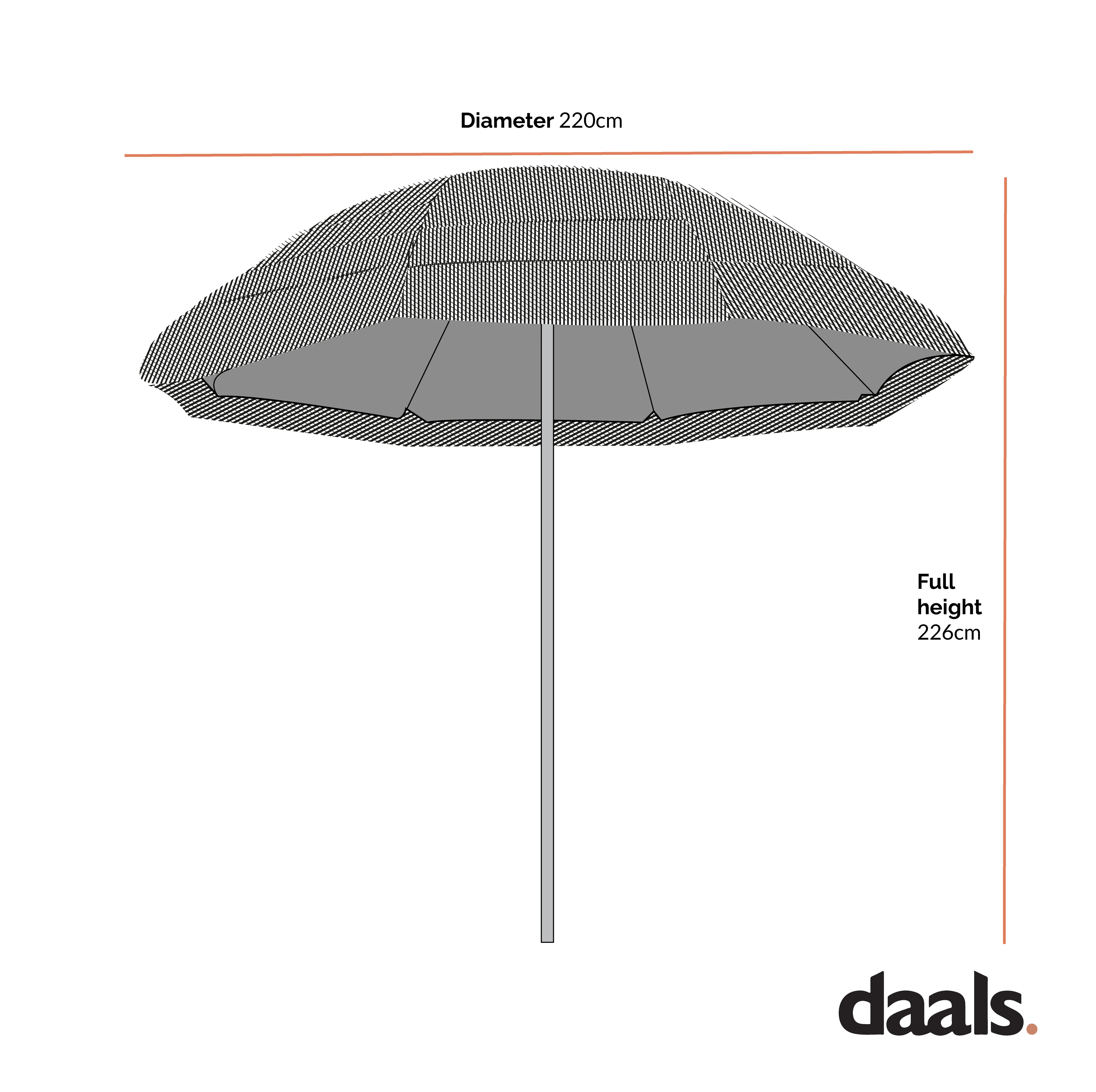 2.2M Thatch Patio Tiki Straw Parasol with Aluminium Tilt