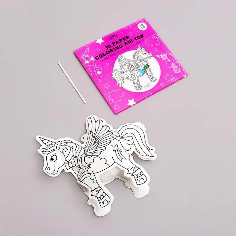 3D Unicorn Air Toy