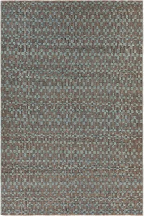 Abree Turquoise Hand Woven Rug