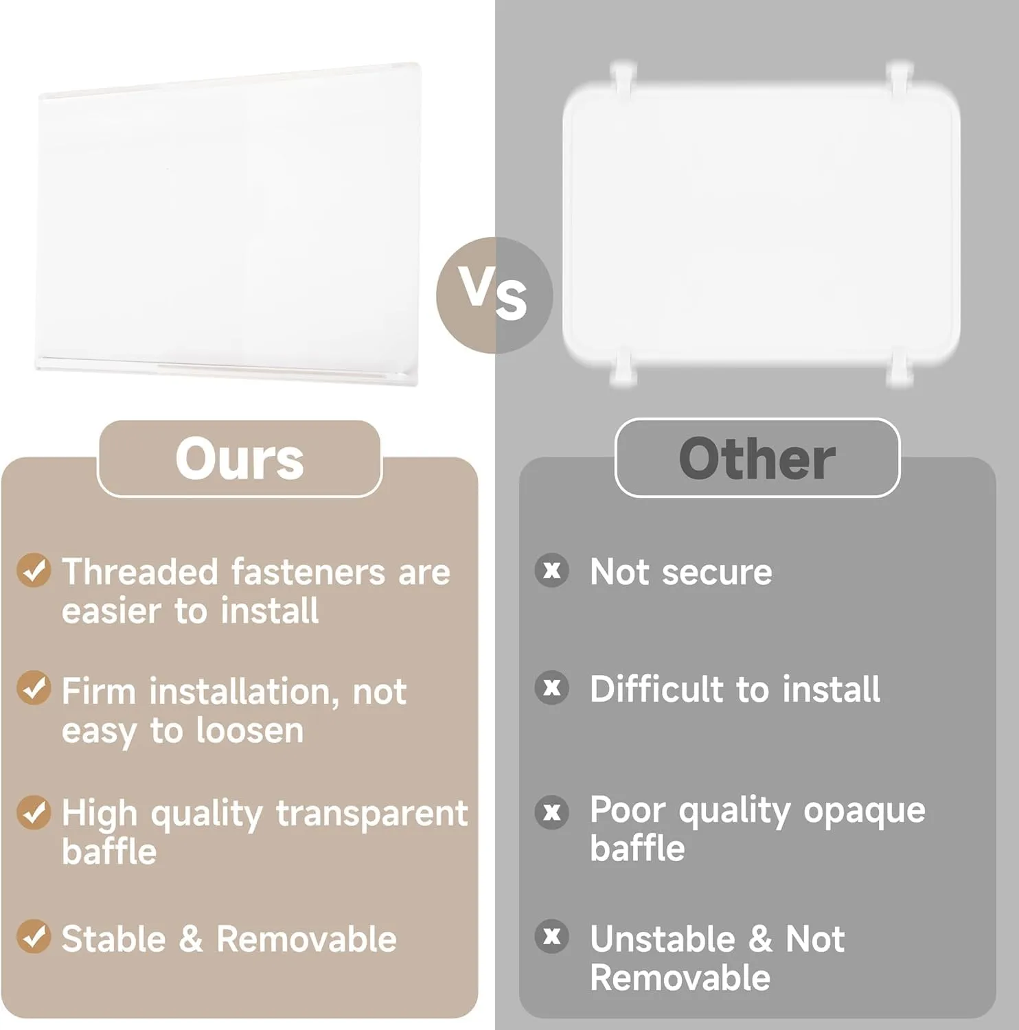 Acrylic Divider Tray Compatible with Simple Modern Bag (Extra Large Size), 2 Pack Beach Tote Organizer Insert, Accessories for Original Simple Modern Beach Bag