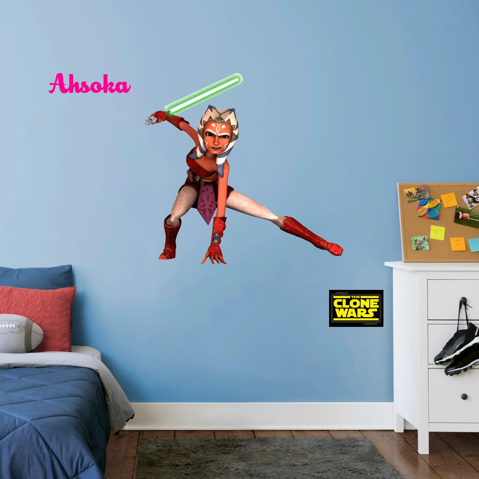 Ahsoka Tano - Star Wars: Clone Wars - Officially Licensed Removable Wall Decal