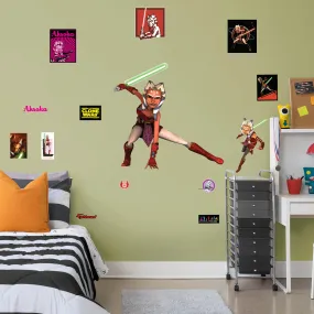 Ahsoka Tano - Star Wars: Clone Wars - Officially Licensed Removable Wall Decal