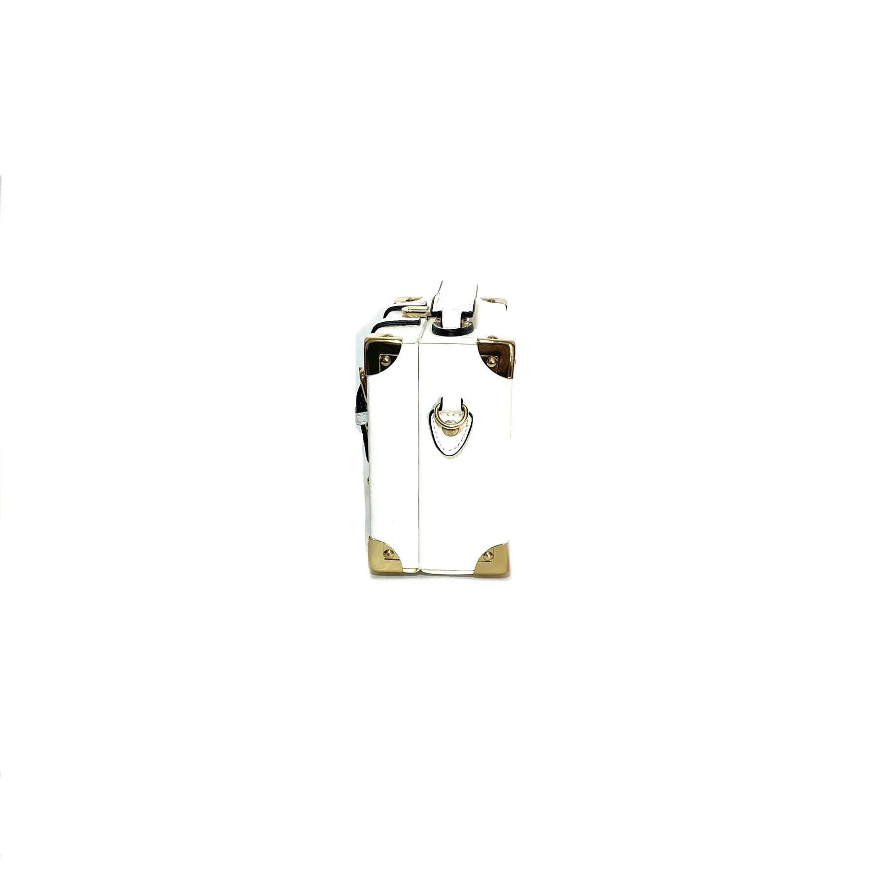ALDO White & Beige Jute Box Bag | Gently Used |