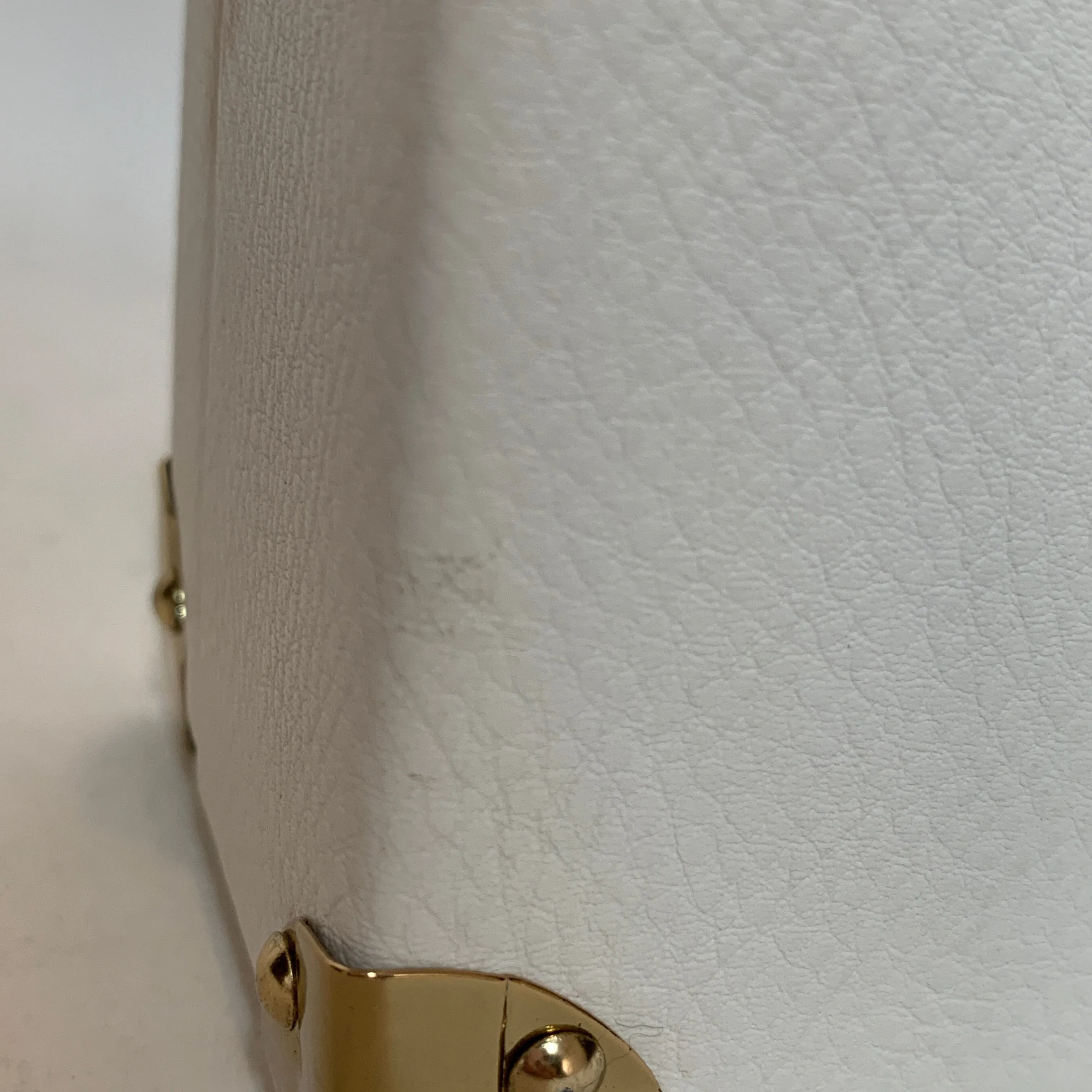ALDO White & Beige Jute Box Bag | Gently Used |