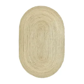 Amber Braided Oval Jute Rug