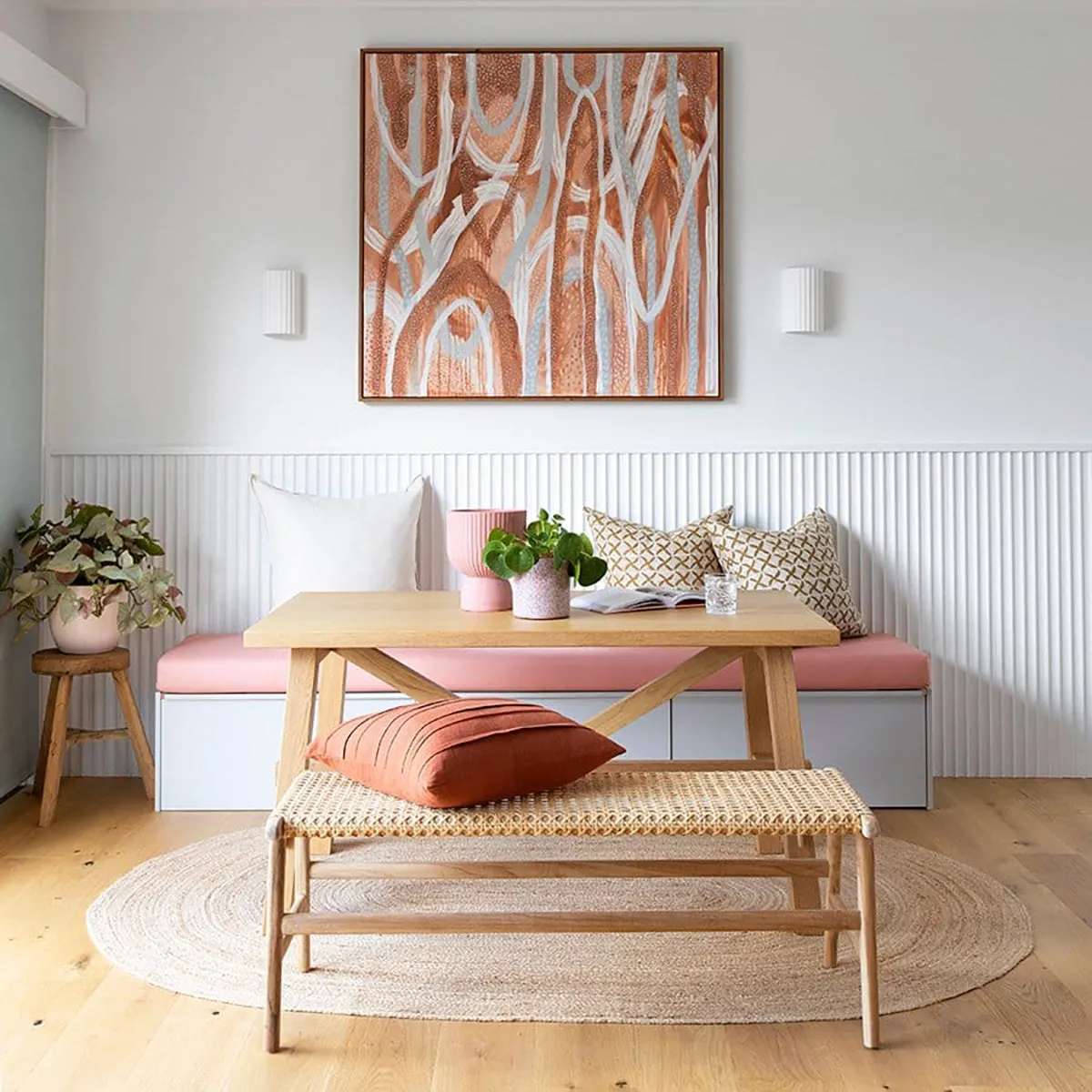 Amber Braided Oval Jute Rug