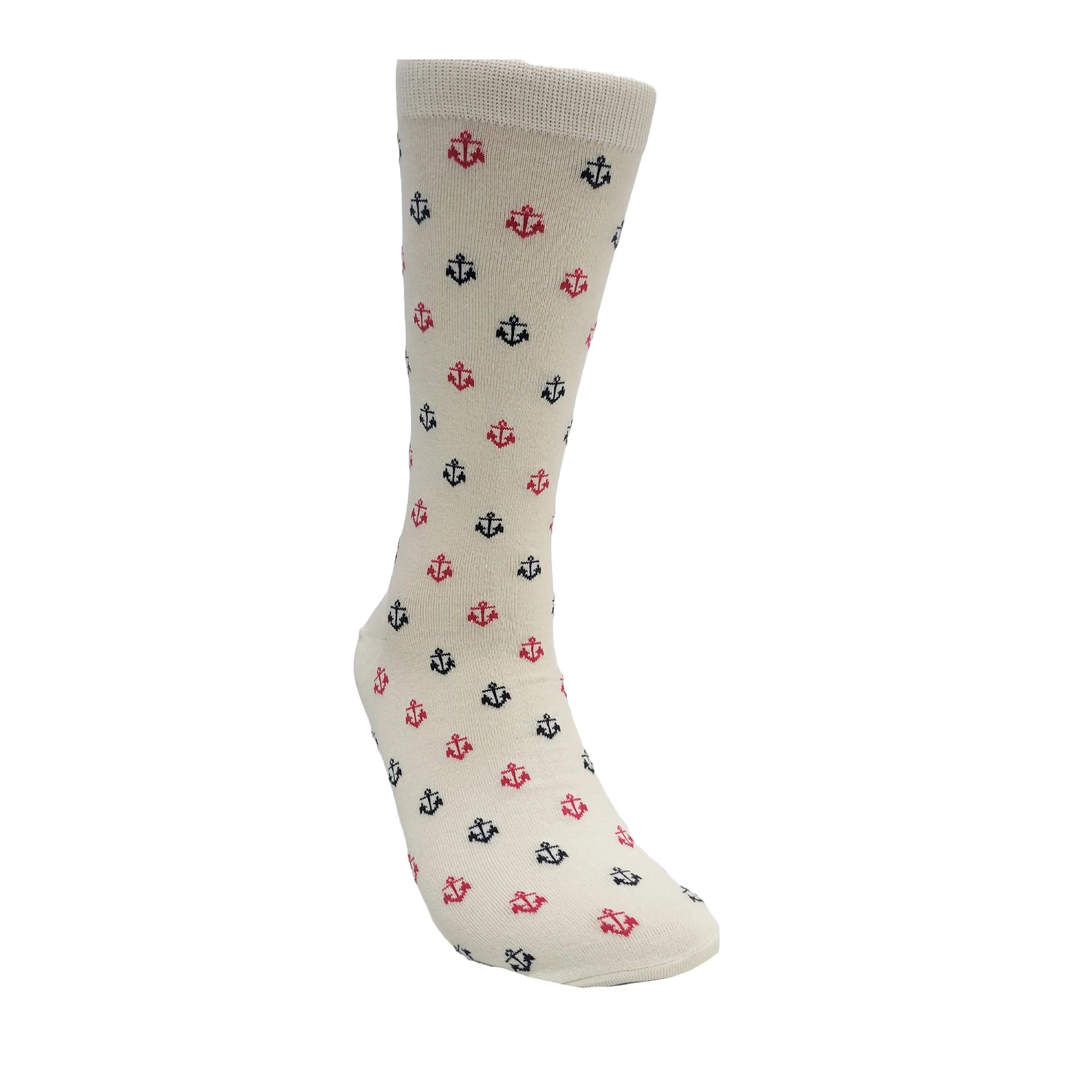 Anchor Pattern Socks (Adult Large - Men's Shoe Sizes 8-12)