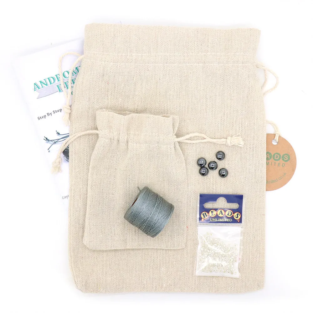 Andromeda`s Dream Grey Macrame Bracelet Kit