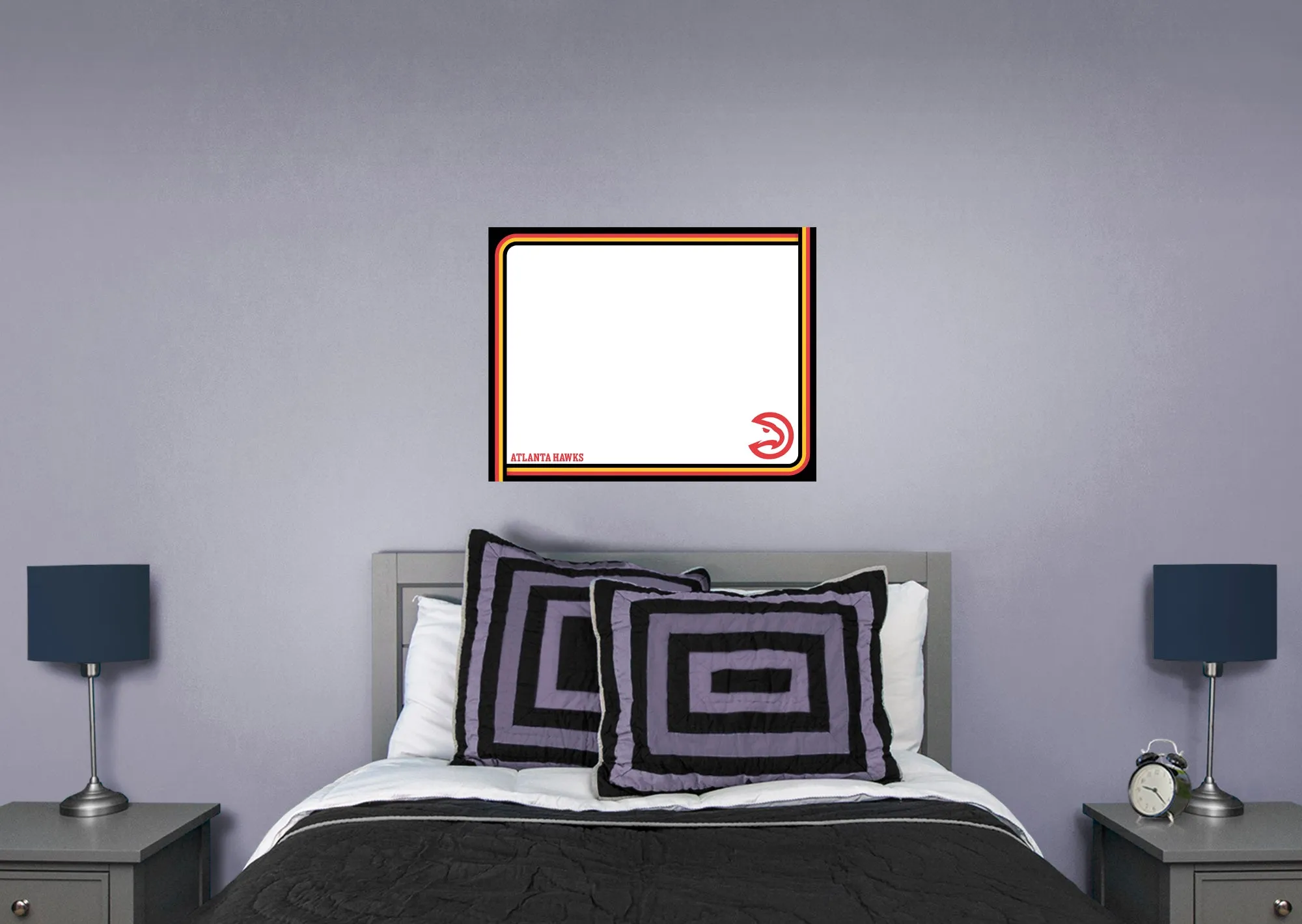Atlanta Hawks   Dry Erase Whiteboard        - Officially Licensed NBA Removable Wall   Adhesive Decal