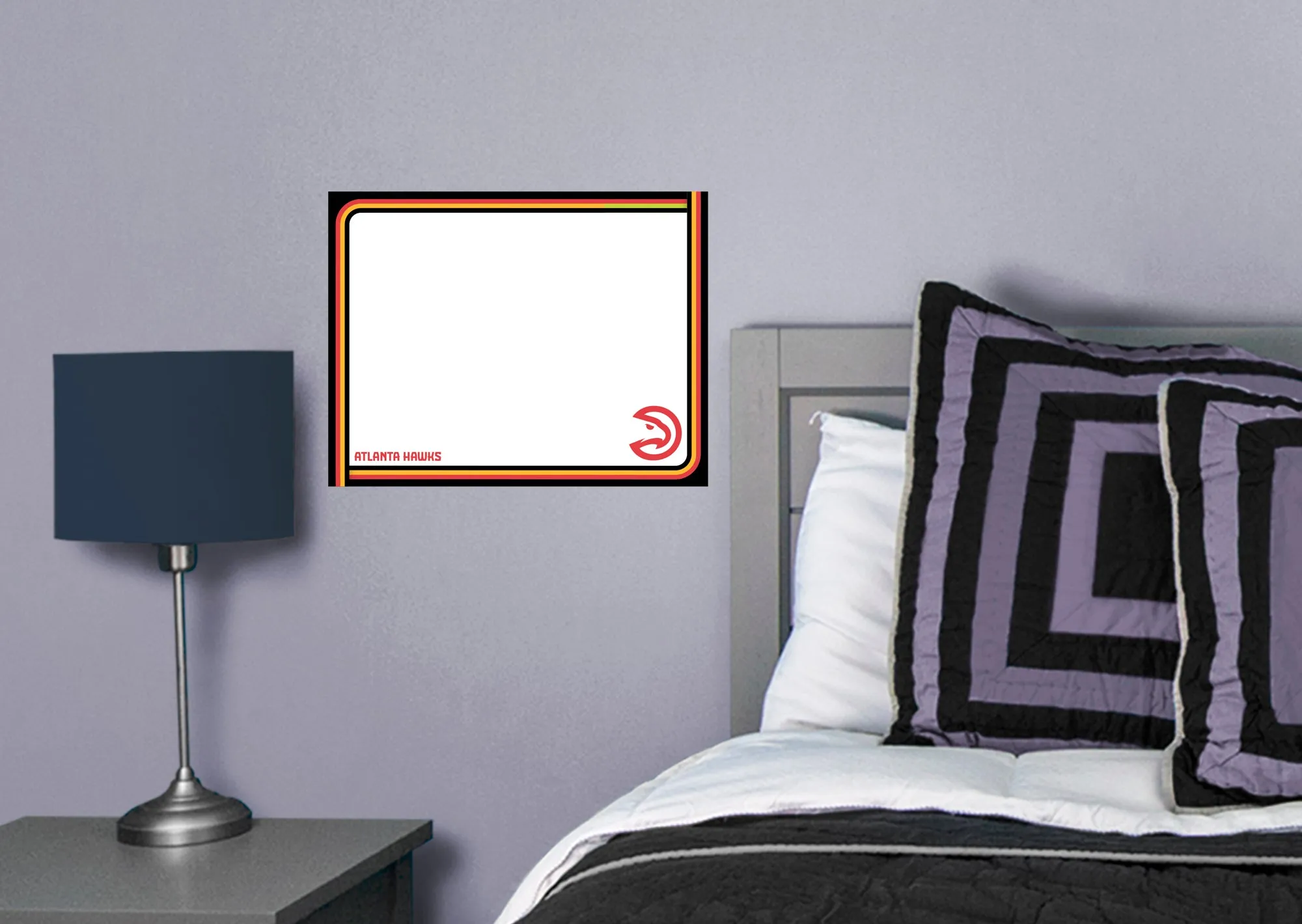 Atlanta Hawks   Dry Erase Whiteboard        - Officially Licensed NBA Removable Wall   Adhesive Decal