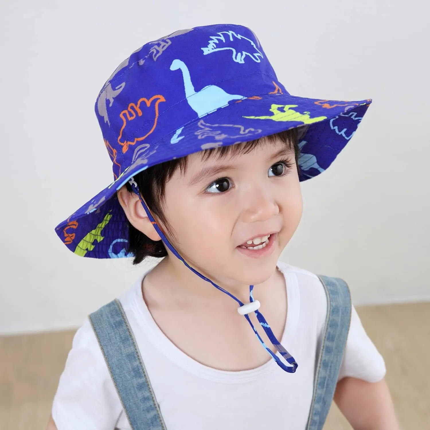 Baby Sun Hat Toddler Summer UPF 50  Sun Protection Baby Boy Girls Hats Beach Hats Wide Brim Adjustable Bucket Hat