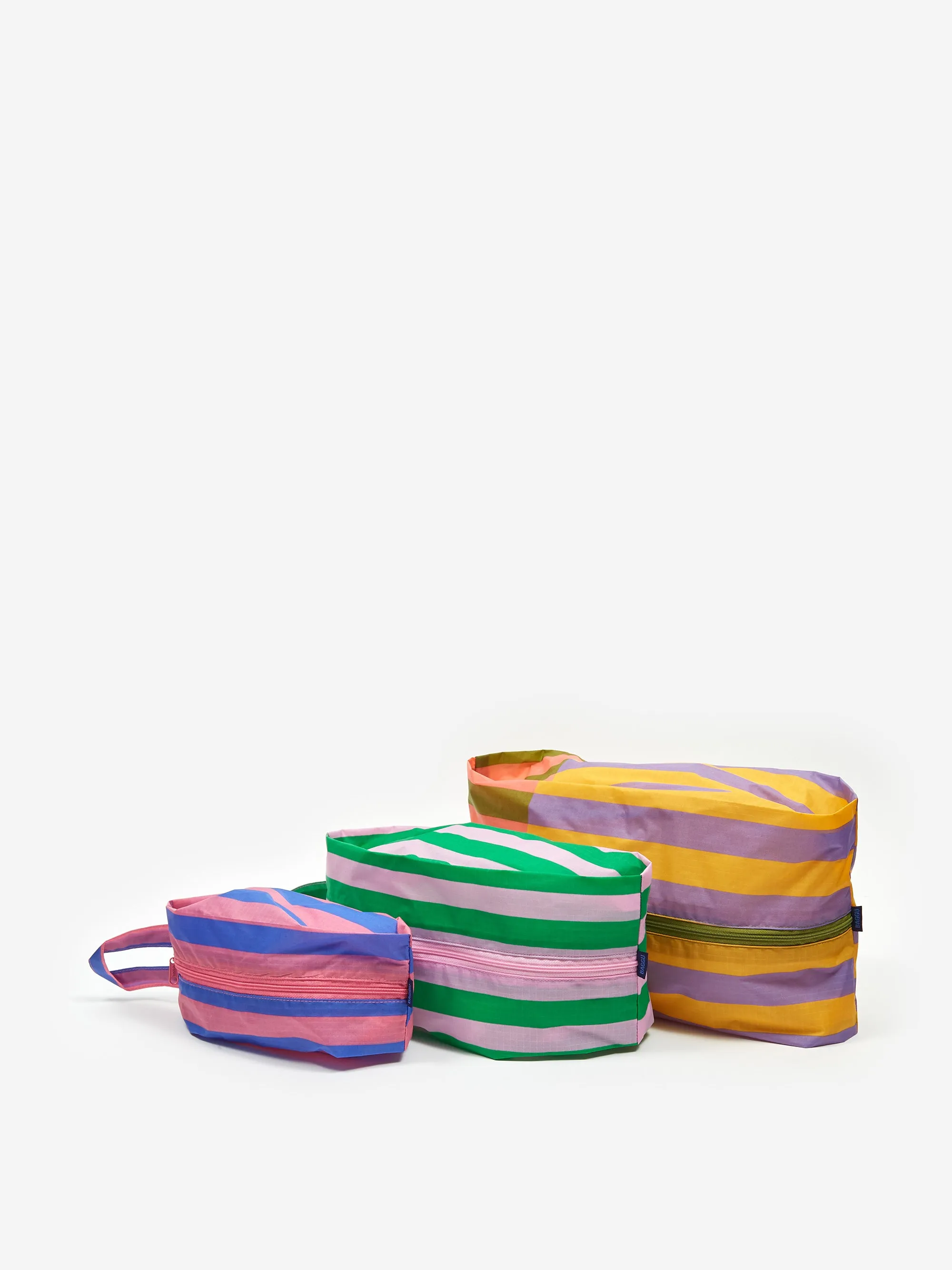 BAGGU 3D Zip Set - Awning Stripes