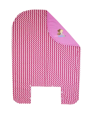 Bed Cover - Pink Zigzag Chevron