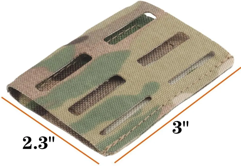 Belt Molle Adapter, Versatile Insert System Removable Molle Panels for 2 Tactical Belt and Loop Surface 4 Pack