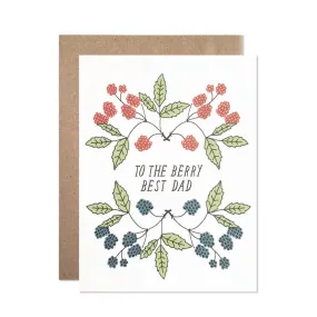 Berry Best Dad Card