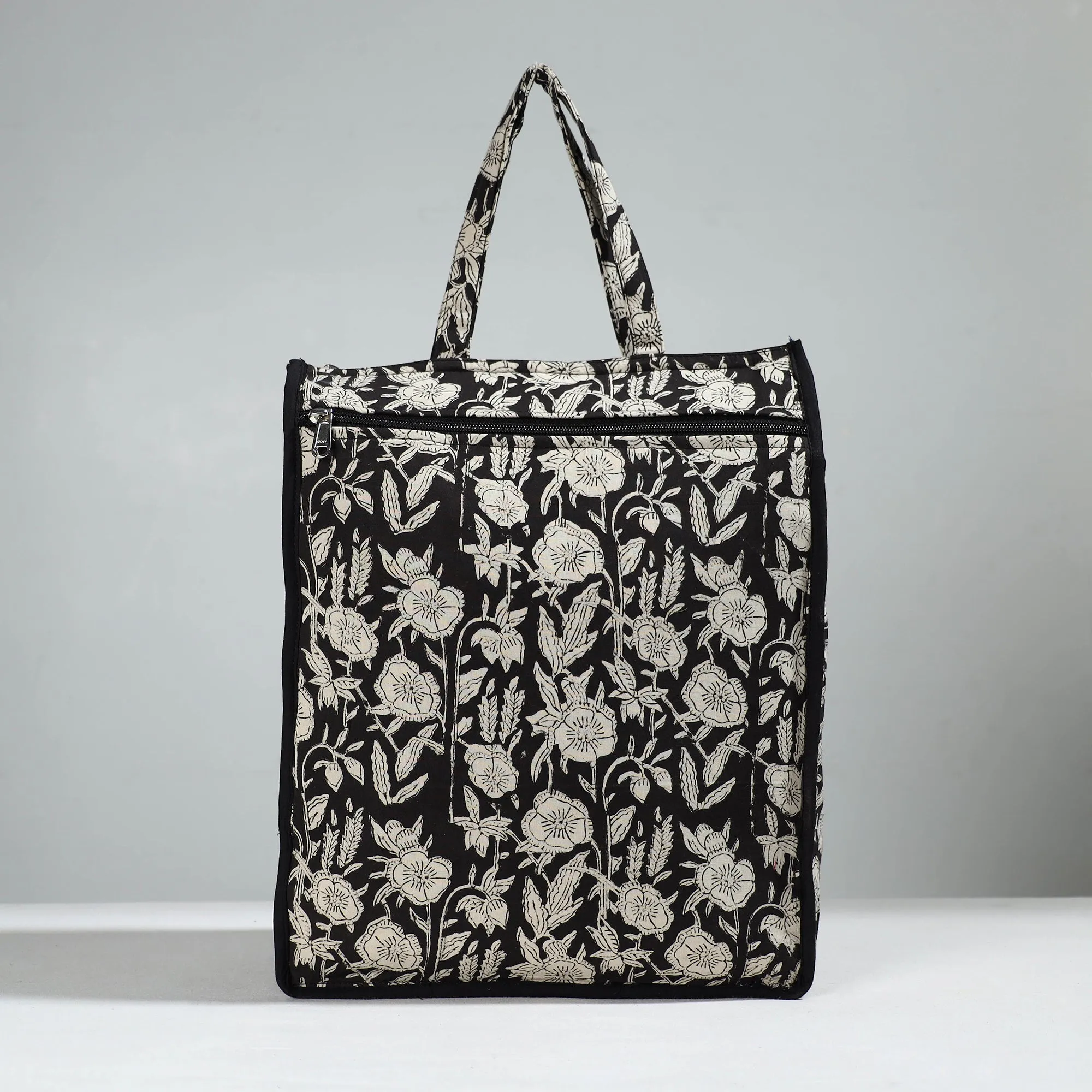 Black - Handcrafted Cotton Shopping Bag 03
