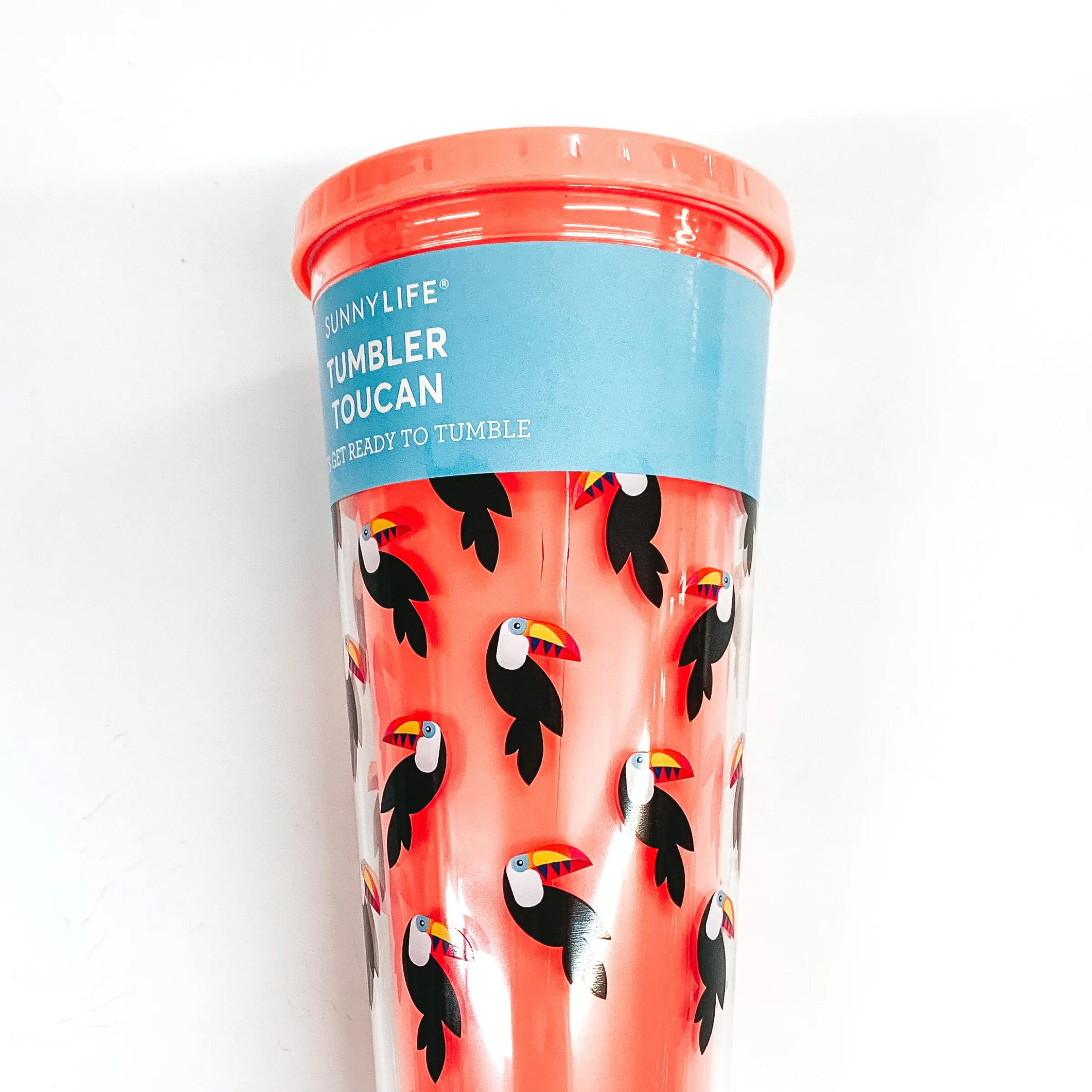 *Blemished* Toucan Tumbler in Coral