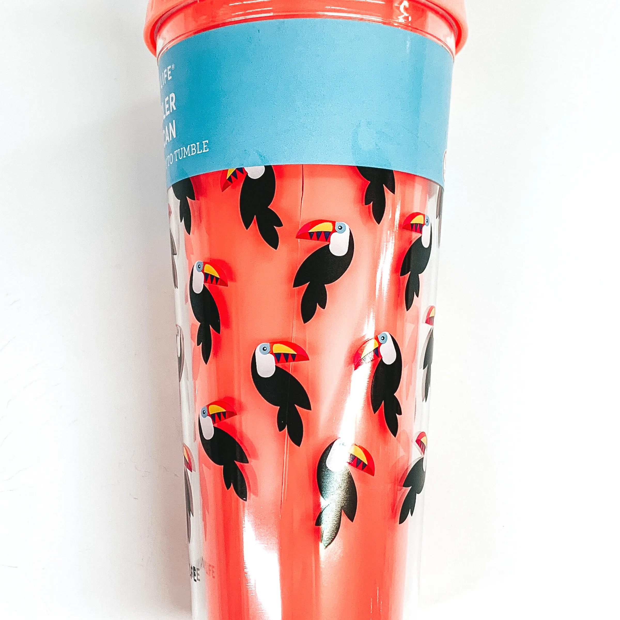 *Blemished* Toucan Tumbler in Coral