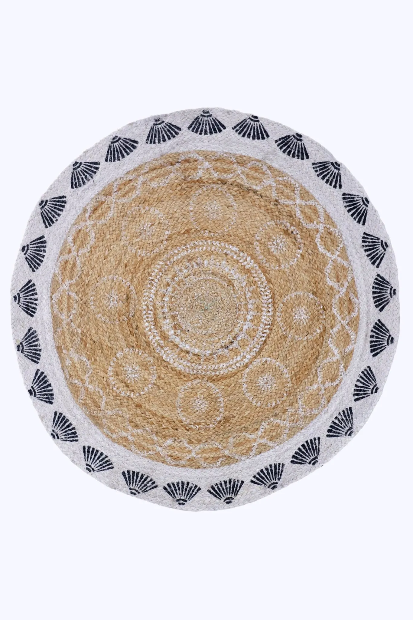 BROAD - ROUND JUTE  RUG