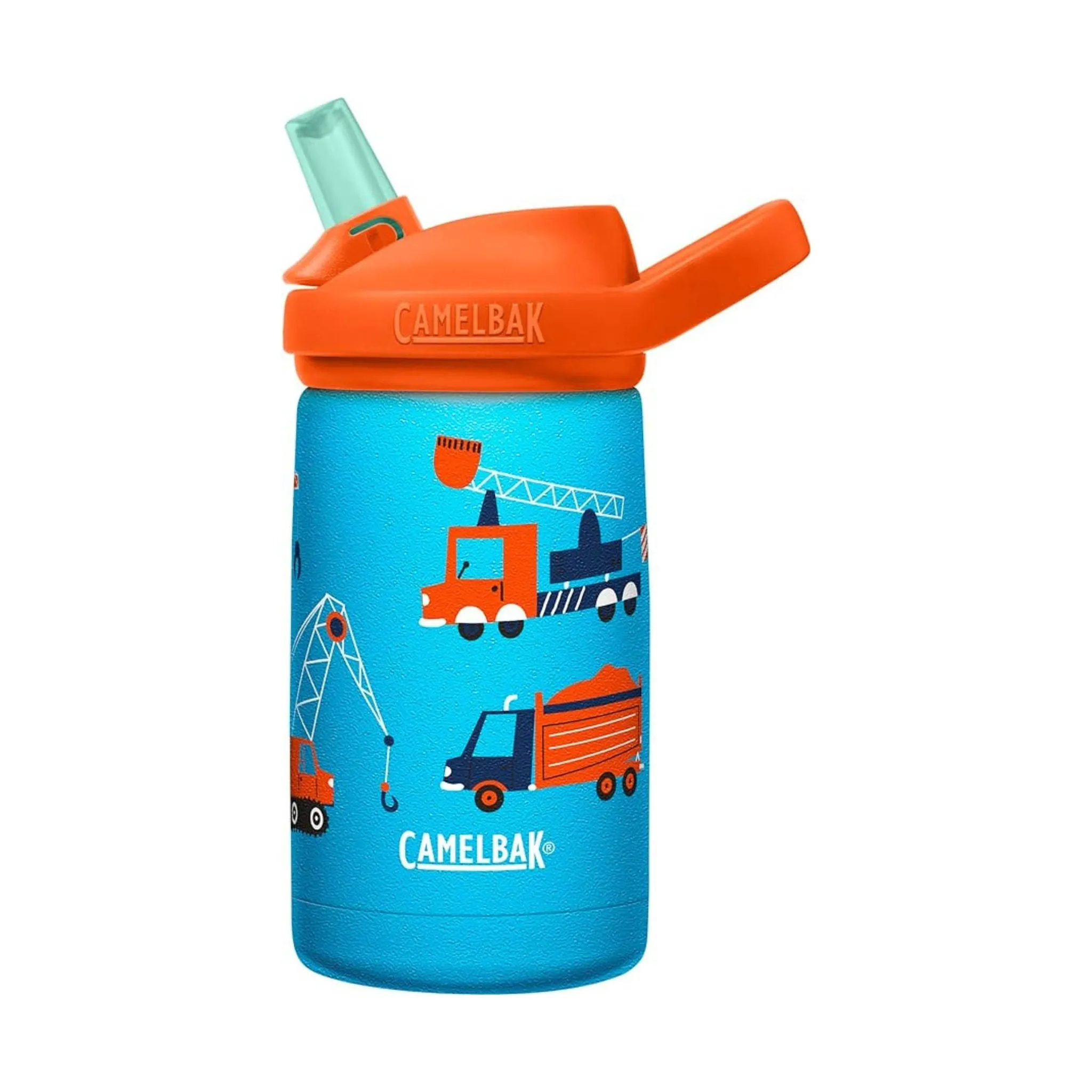 Camelbak Kids' 12oz Eddy Stainless Steel Water Bottle - Construction and Cranes