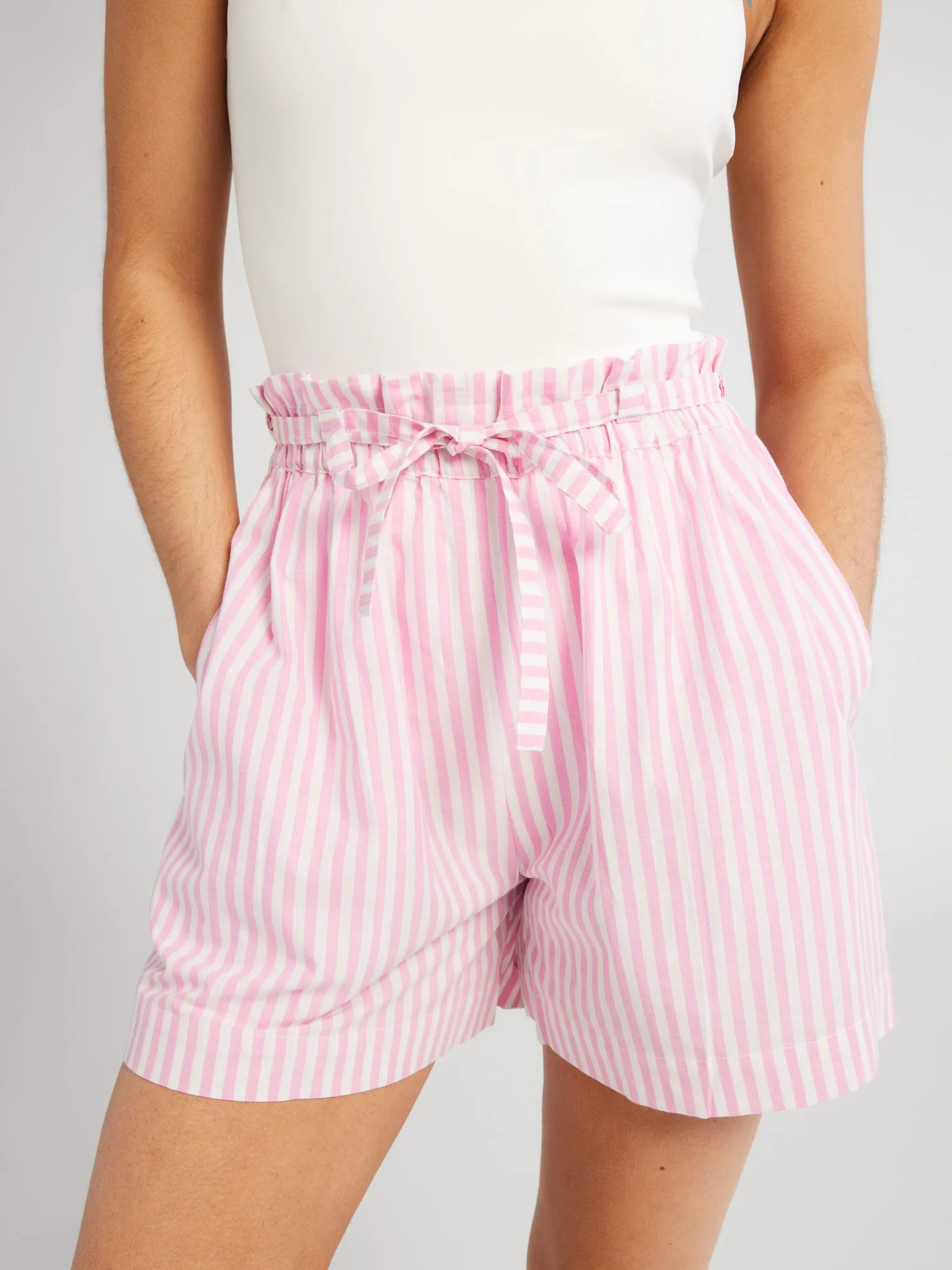Cary Short in Bubblegum Stripe