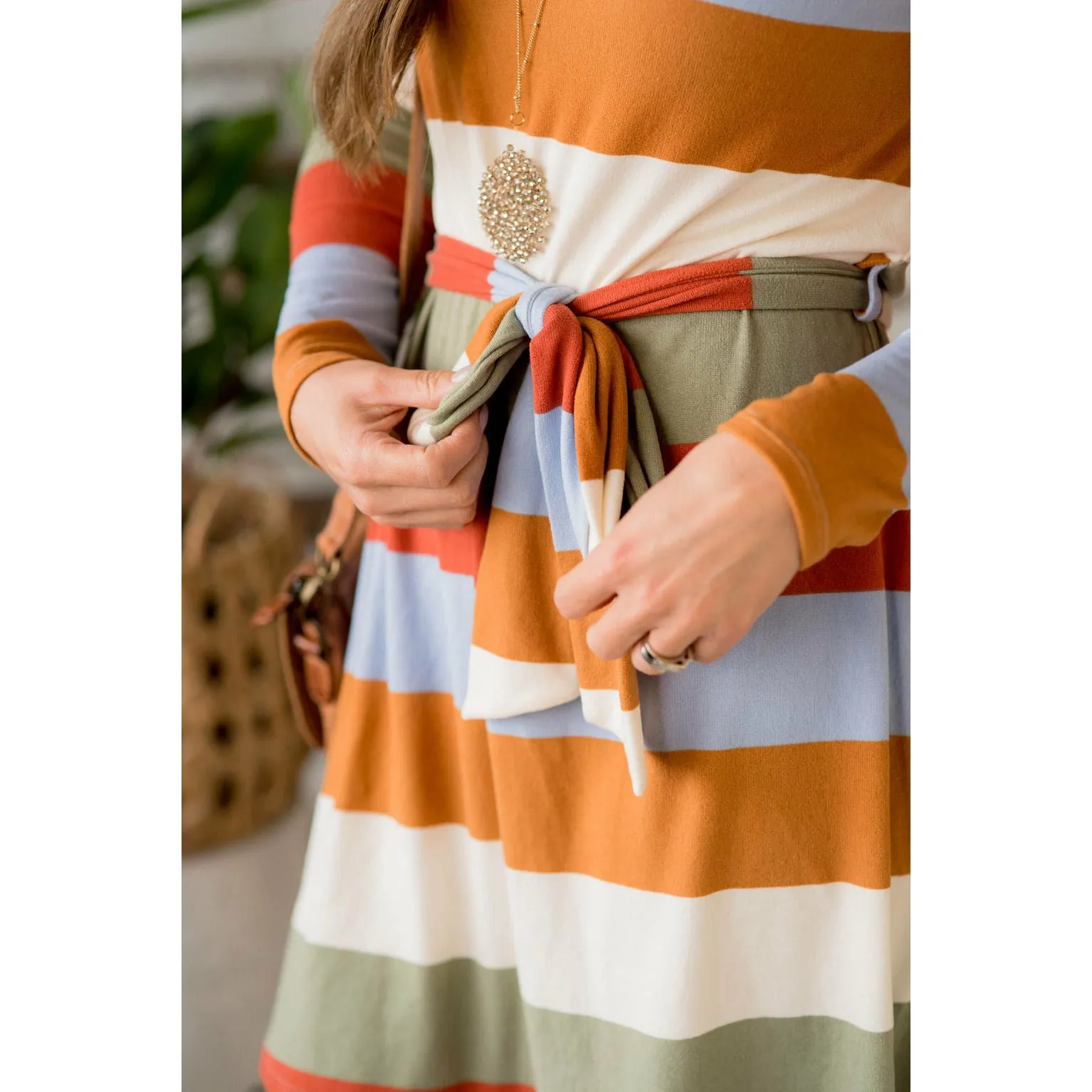Colorful Stripe Dress