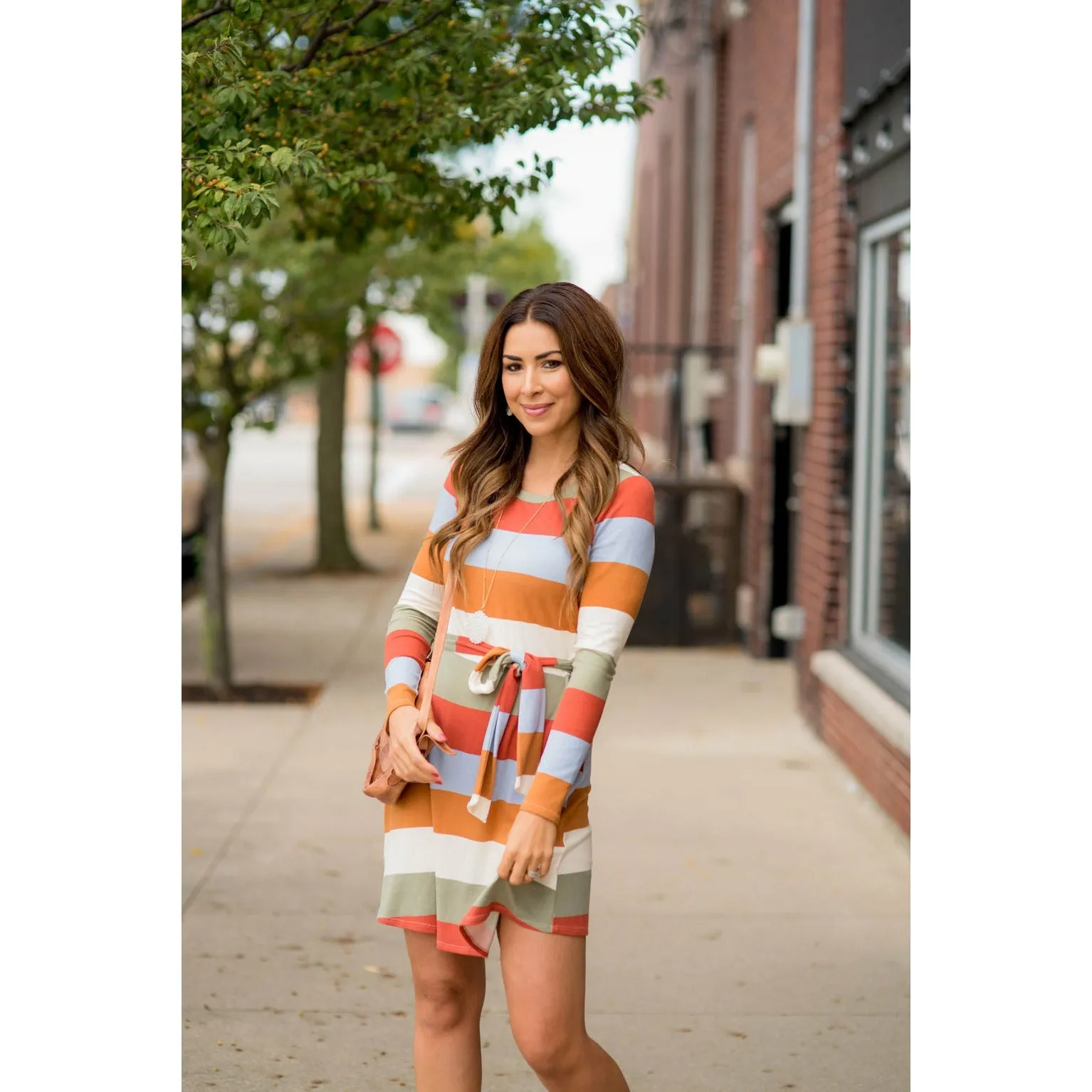 Colorful Stripe Dress
