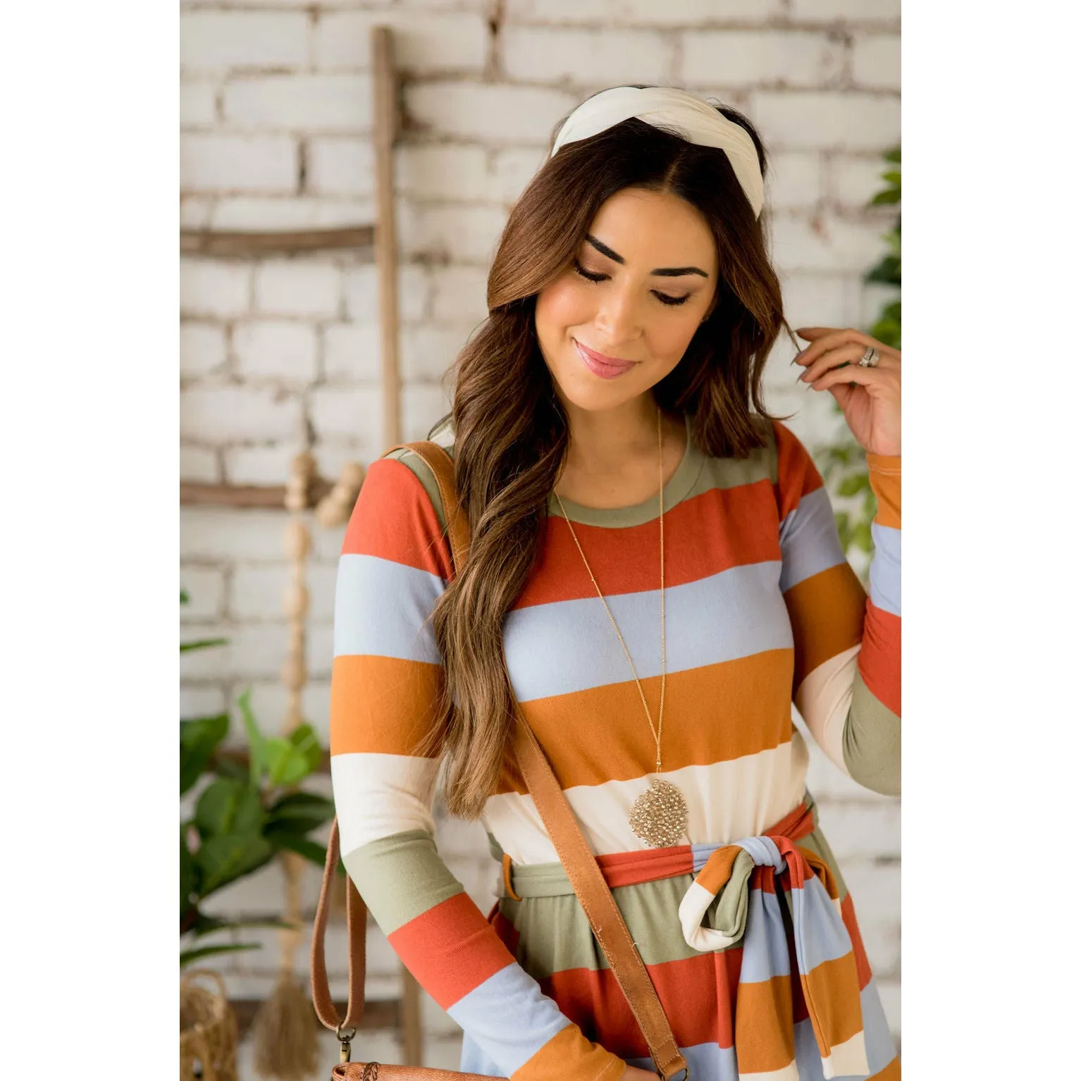 Colorful Stripe Dress