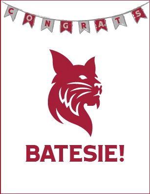 Congrats Batesie! Greeting Card