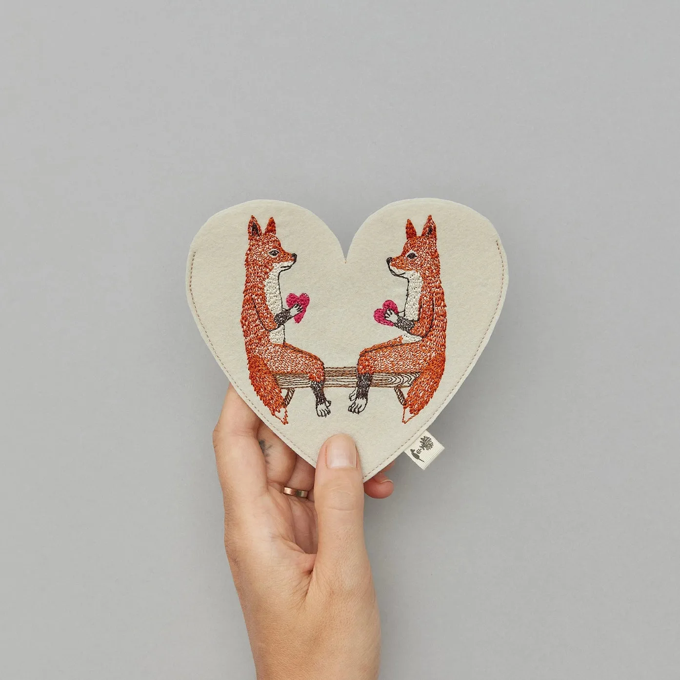 Coral & Tusk Smitten Foxes Felt Envelope